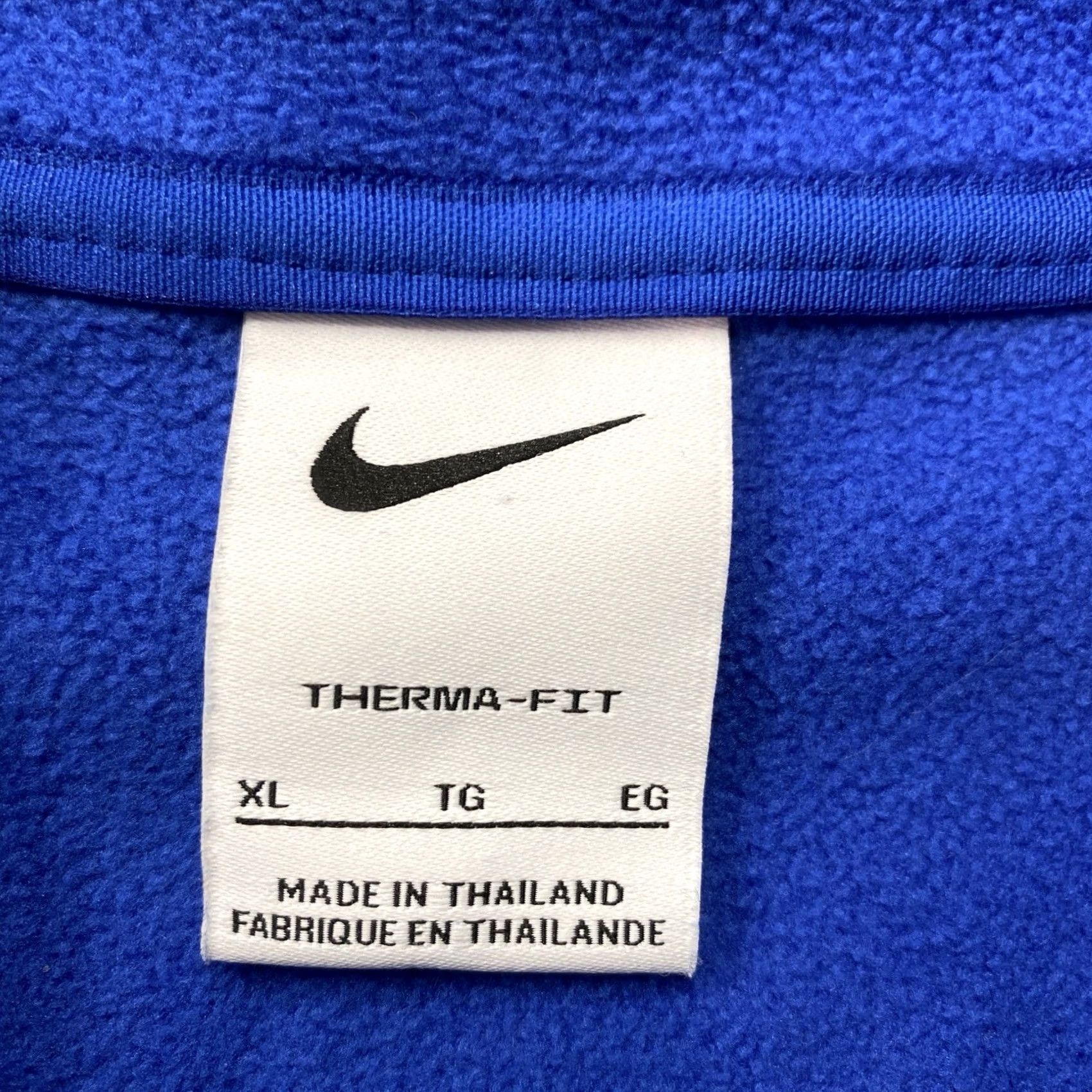 Nike Nike Golf Pullover Mens XL Blue Fleece 1/4 Zip Pebble Beach Size US XL / EU 56 / 4 - 3 Thumbnail