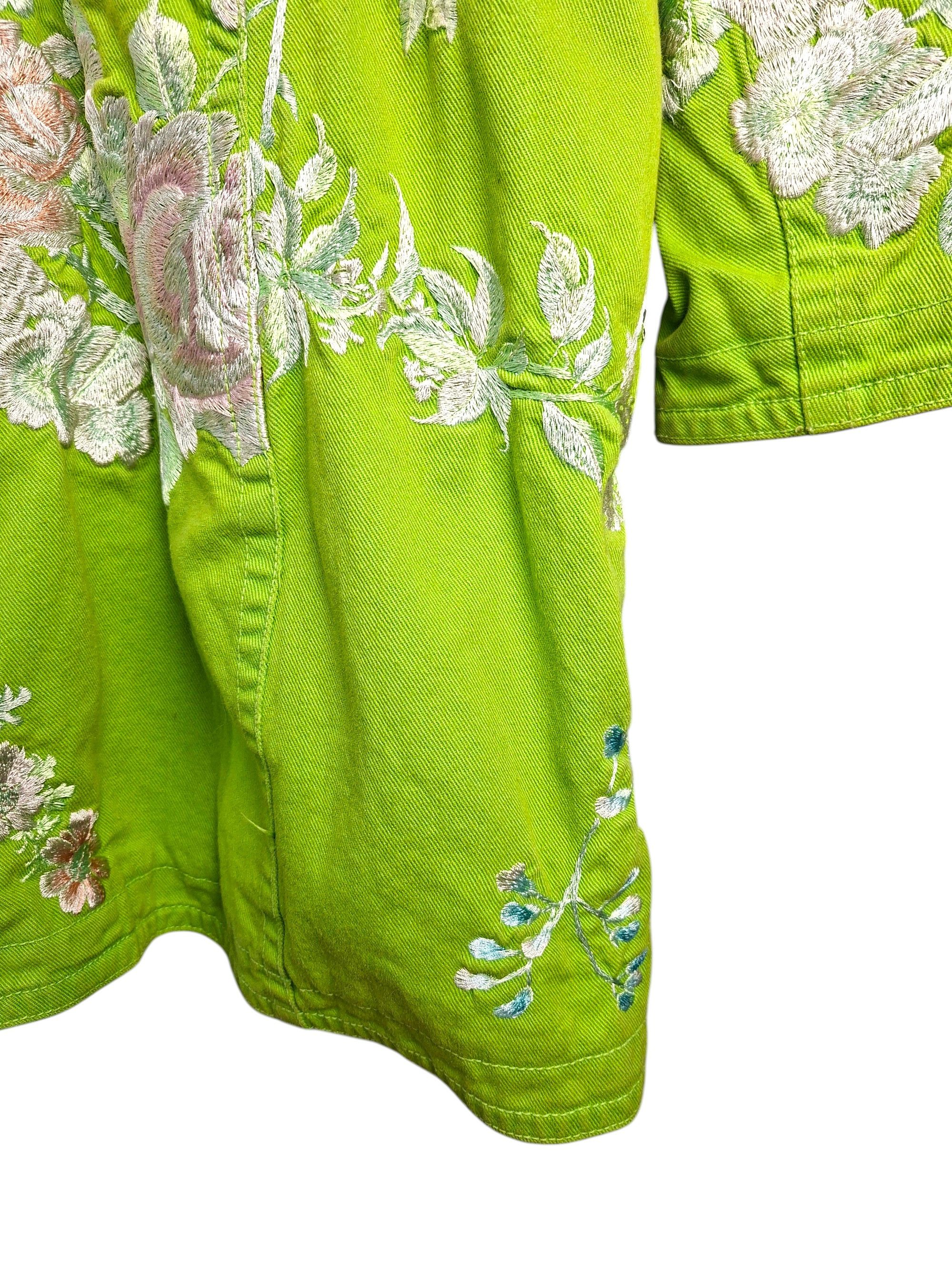 Johnny Was Johnny Was BIYA Two Ten Ten Five Embroidered Trench Coat Size M / US 6-8 / IT 42-44 - 7 Thumbnail