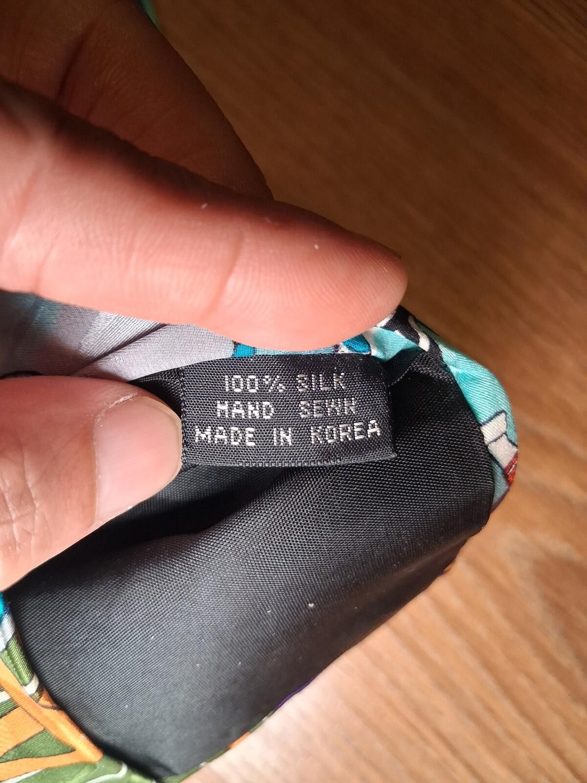 Nicole Miller VINTAGE 1991 Nicole Miller Silk Tie Handmade Korea Football Size ONE SIZE - 3 Thumbnail
