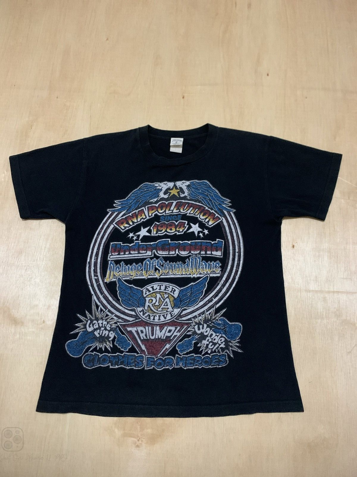 Hysteric Glamour × If Six Was Nine × Japanese Brand Vintage Rna Pollution UnderGround Punk style Tshirt Size US M / EU 48-50 / 2 - 1 Thumbnail