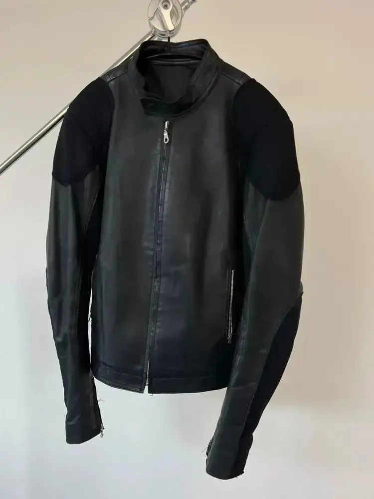 Yohji Yamamoto Yohji Yamamoto AAR leather bike jacket Size US L / EU 52-54 / 3 - 2 Thumbnail