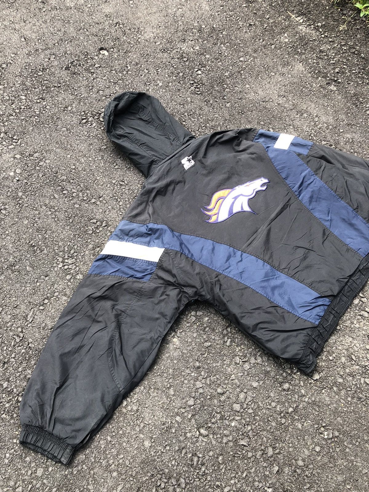 Vintage Vintage 90s Starter NFL Denver Broncos Hooded Jacket Size US XXL / EU 58 / 5 - 6 Thumbnail