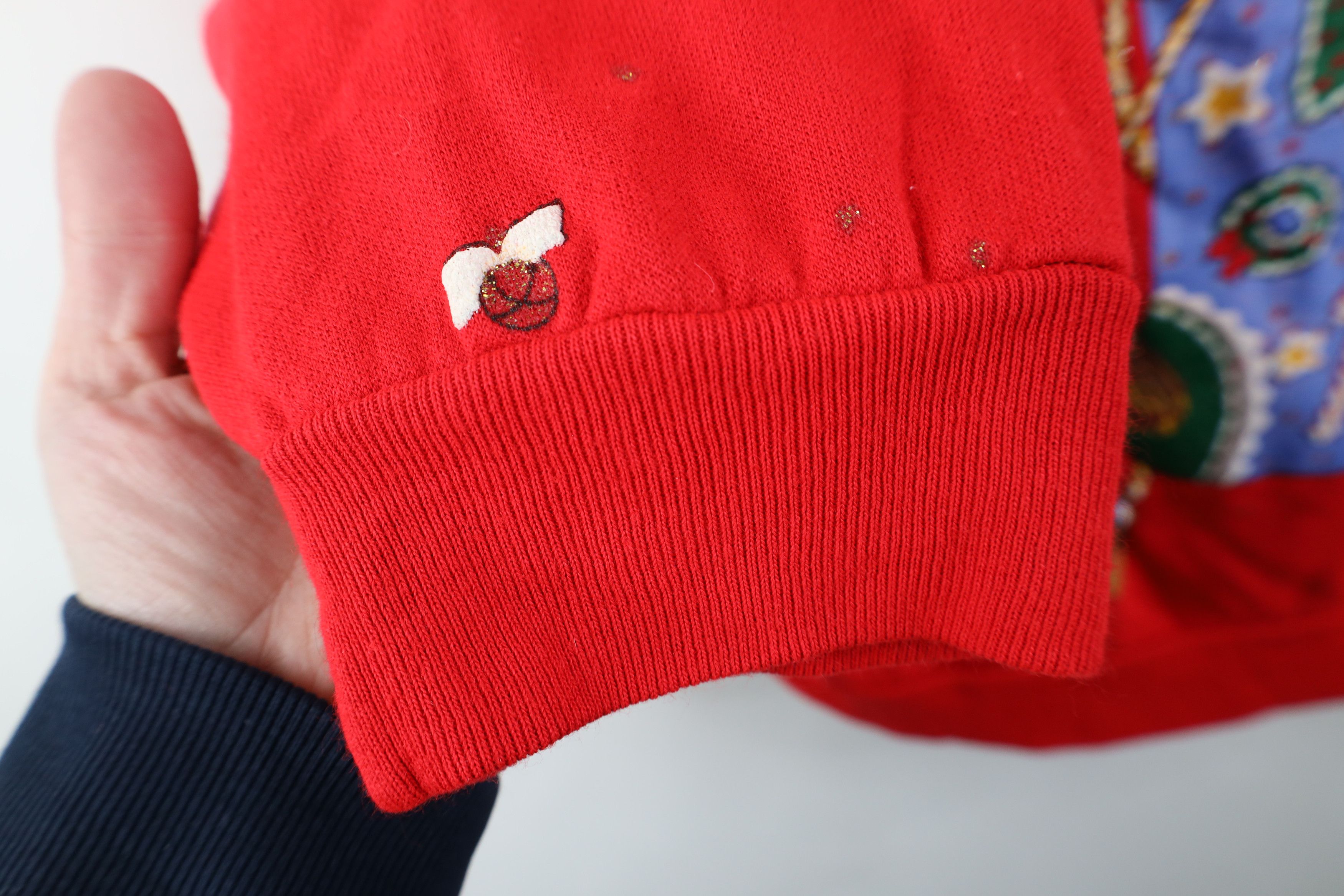 Vintage Vintage 90s Streetwear Christmas Bear Stockings Sweatshirt Size XL / US 12-14 / IT 48-50 - 7 Thumbnail