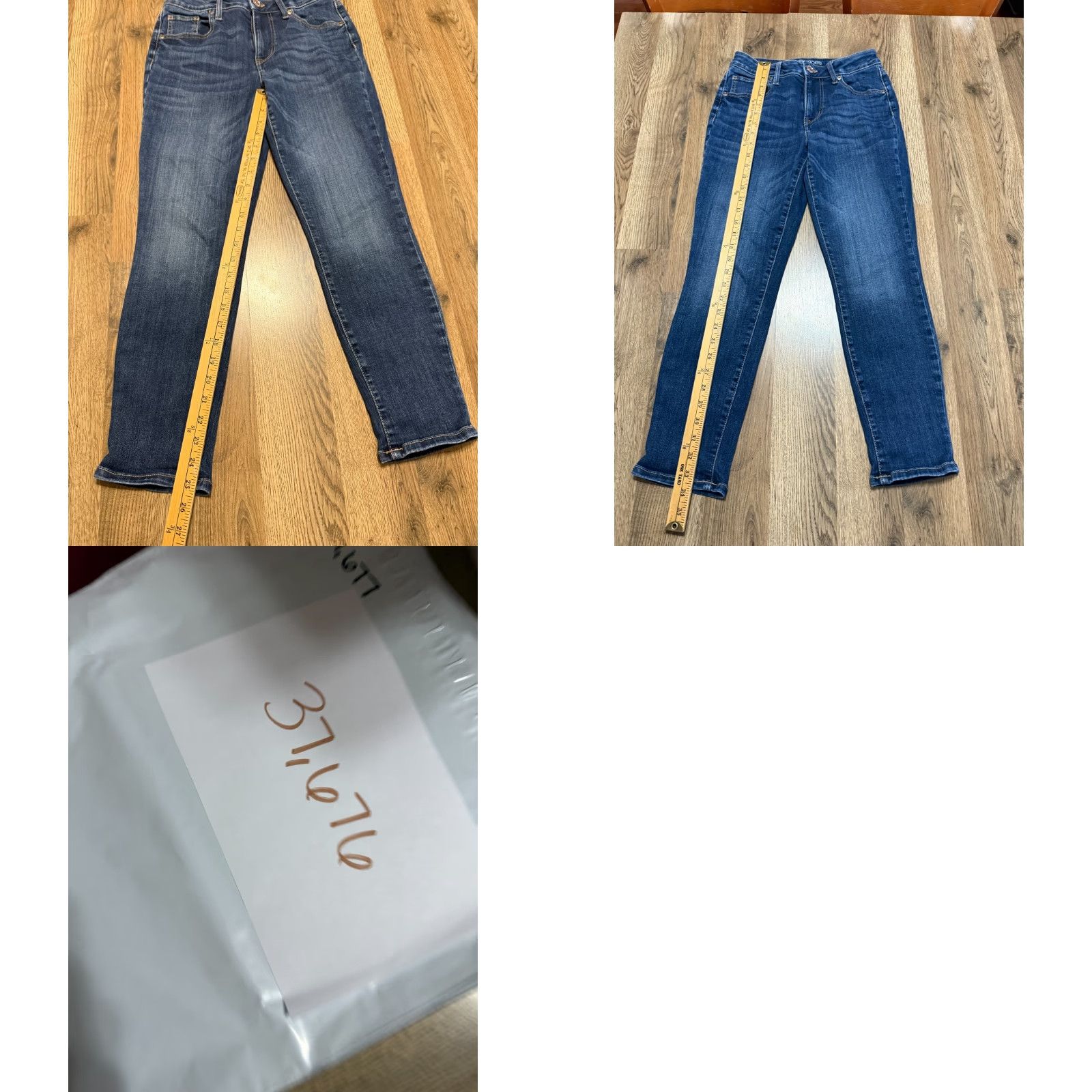 Vintage Maurices Jeans Women Skinny High Rise Denim Blue Medium Wash 4 Regular 5-Pocket Design-N/A? Size 27" / US 4 / IT 40 - 8 Thumbnail