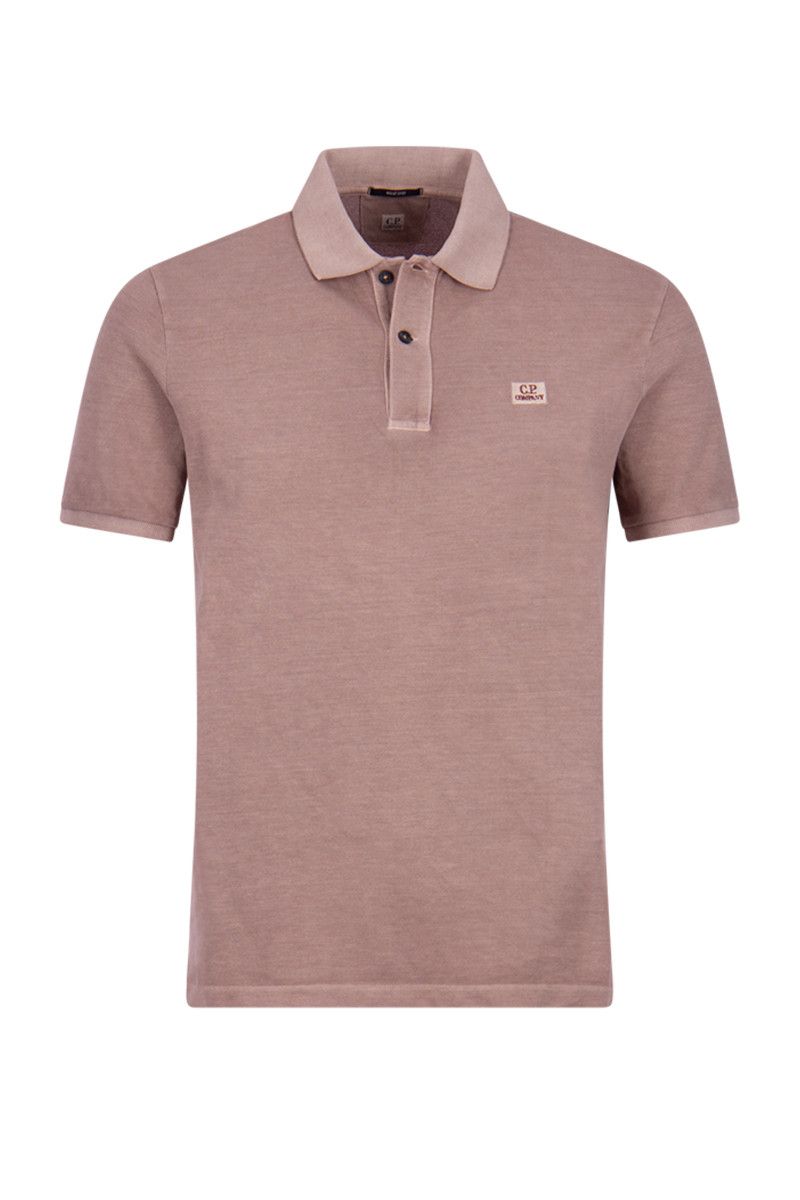C.P. Company o1y1224 Logo Polo Shirt in Pink Size US XS / EU 42 / 0 - 1 Thumbnail
