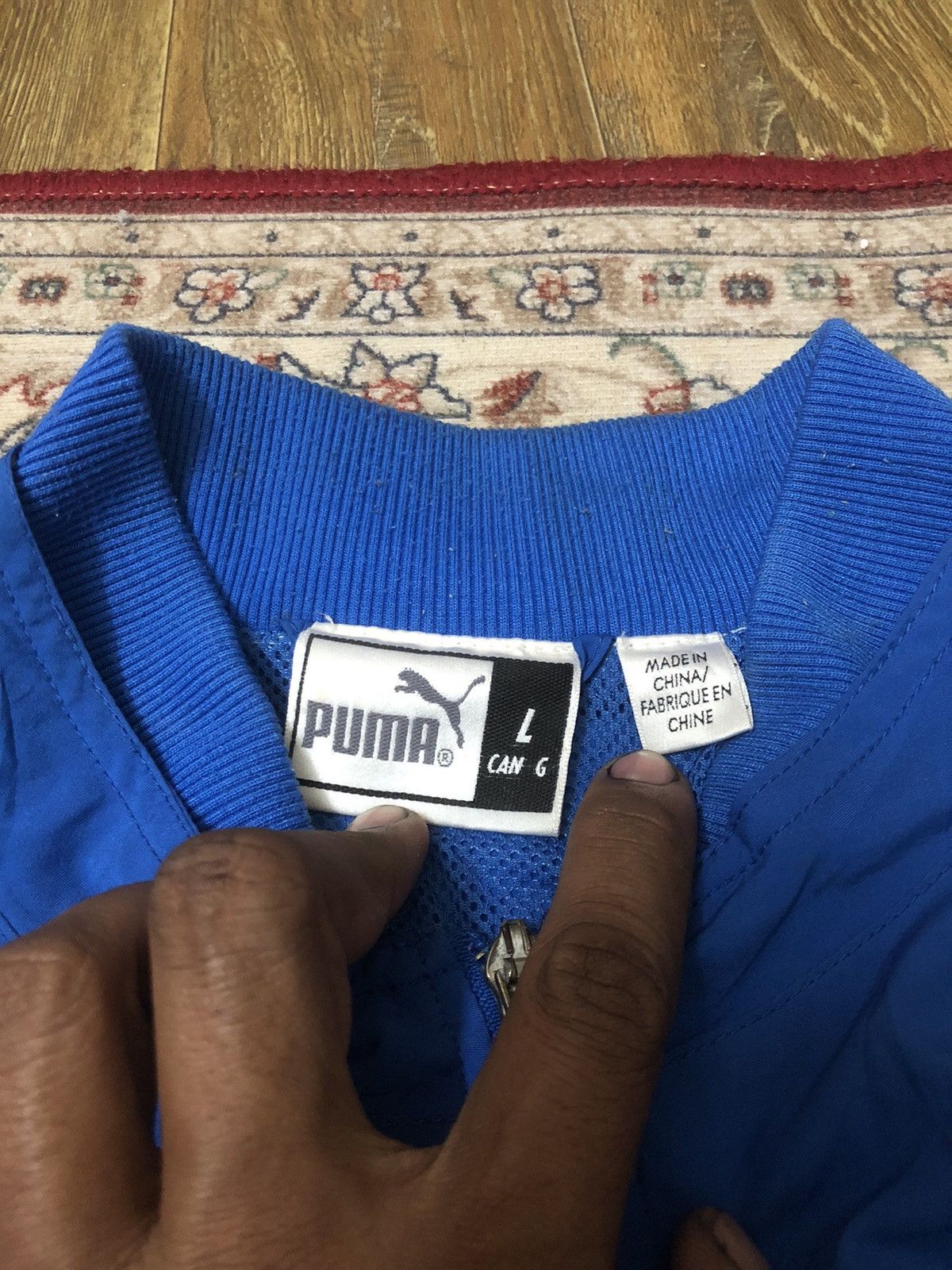 Puma × Vintage Puma italia full zip track blue national jacket soccer Size US L / EU 52-54 / 3 - 5 Thumbnail