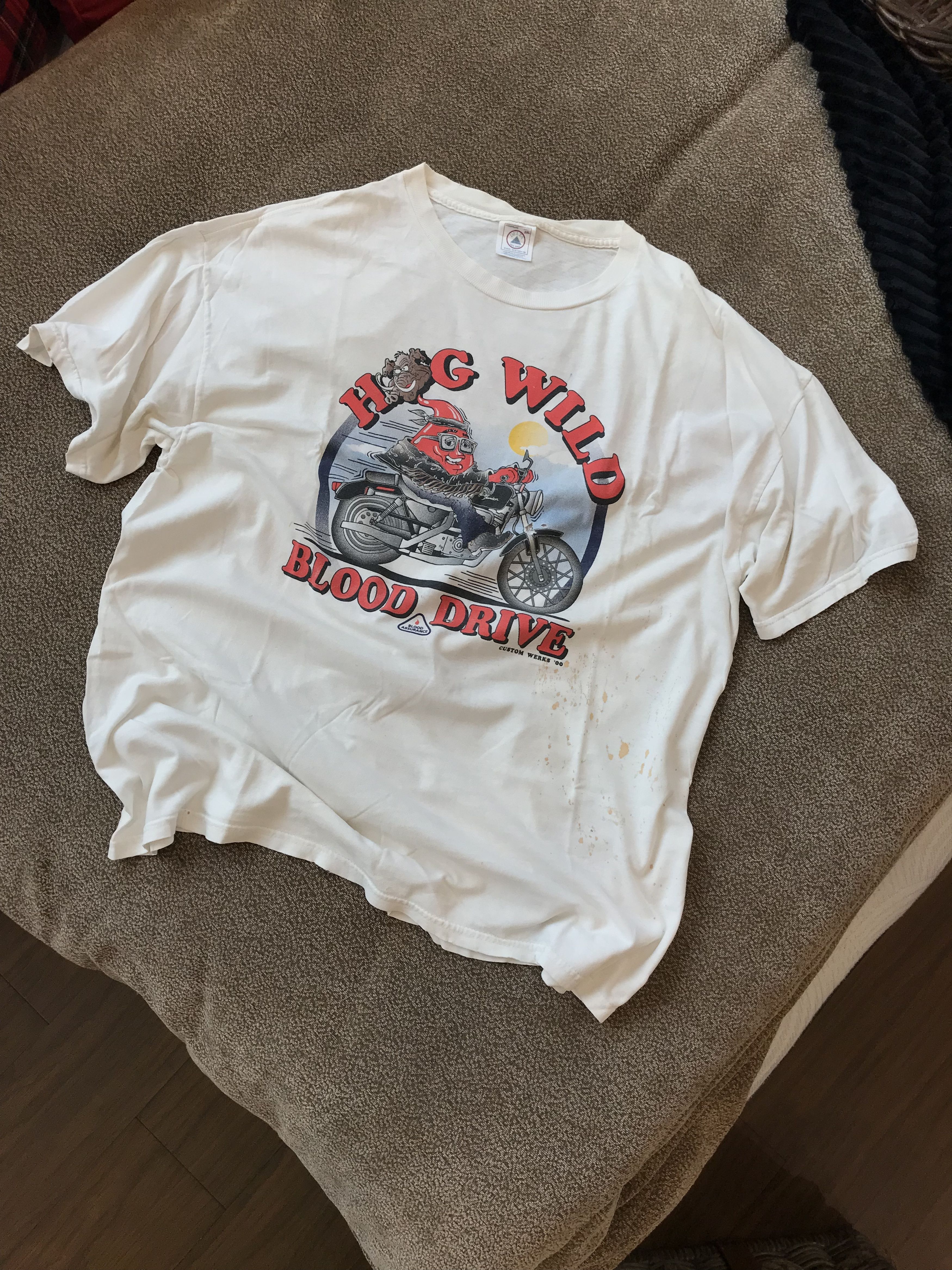 Harley Davidson Vintage Tee Harley Davidson Custom Werks ‘00 ( Hog Wild ) Size US XXL / EU 58 / 5 - 1 Thumbnail