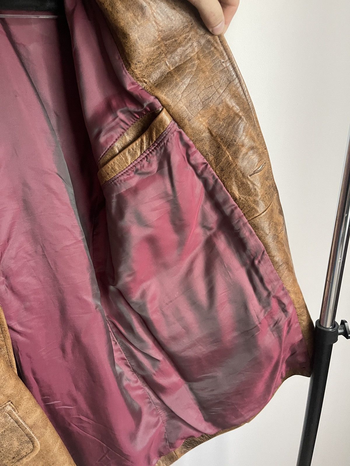 Vintage Vintage Mordex London Leather Blazer Jacket Made In UK 90s M Size US M / EU 48-50 / 2 - 10 Thumbnail