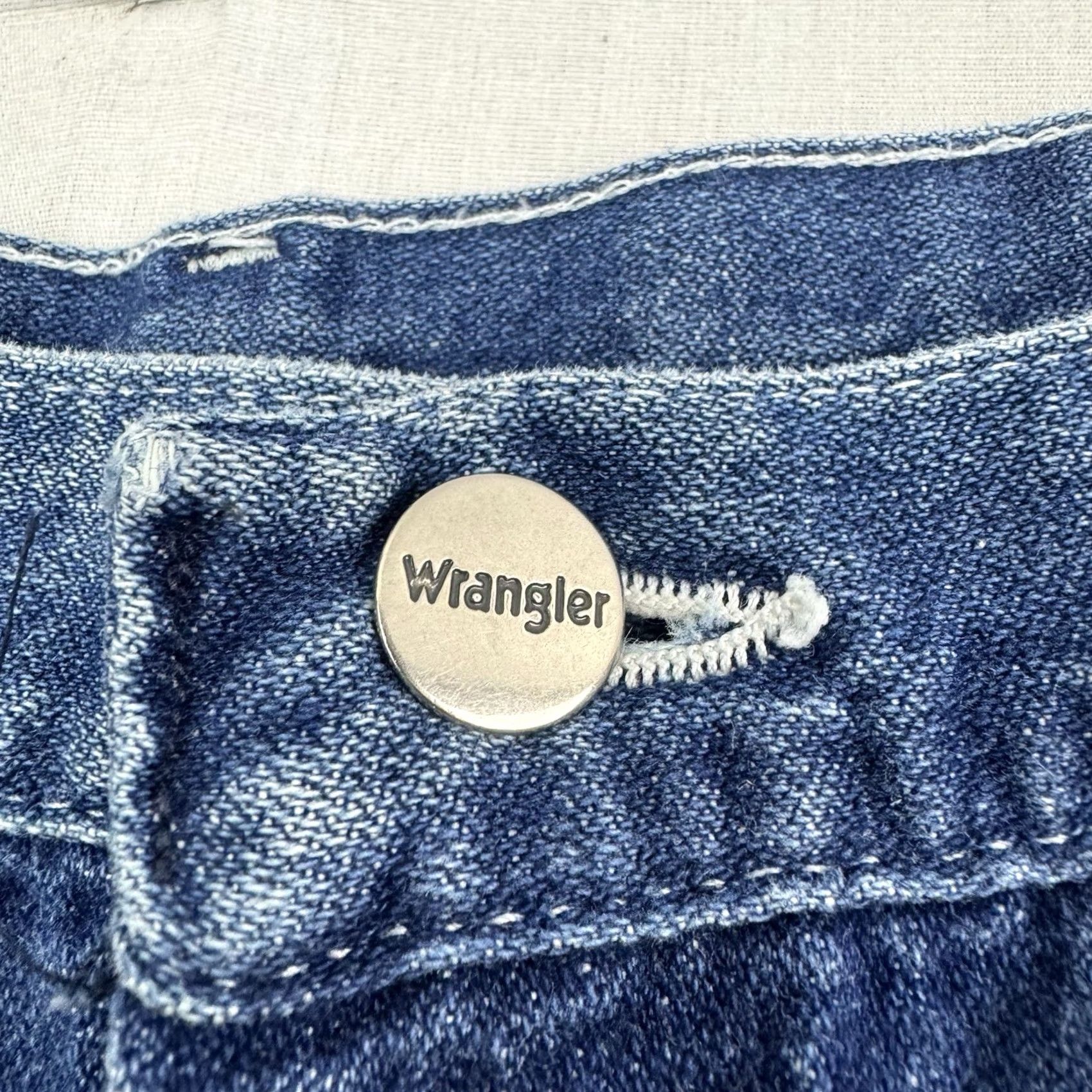 Wrangler VINTAGE Wrangler Jeans Men 28x29 Zip USA 70s 80s Cowboy Hippie Denim Blue Cotton Straight Made In USA Size US 28 / EU 44 - 3 Thumbnail