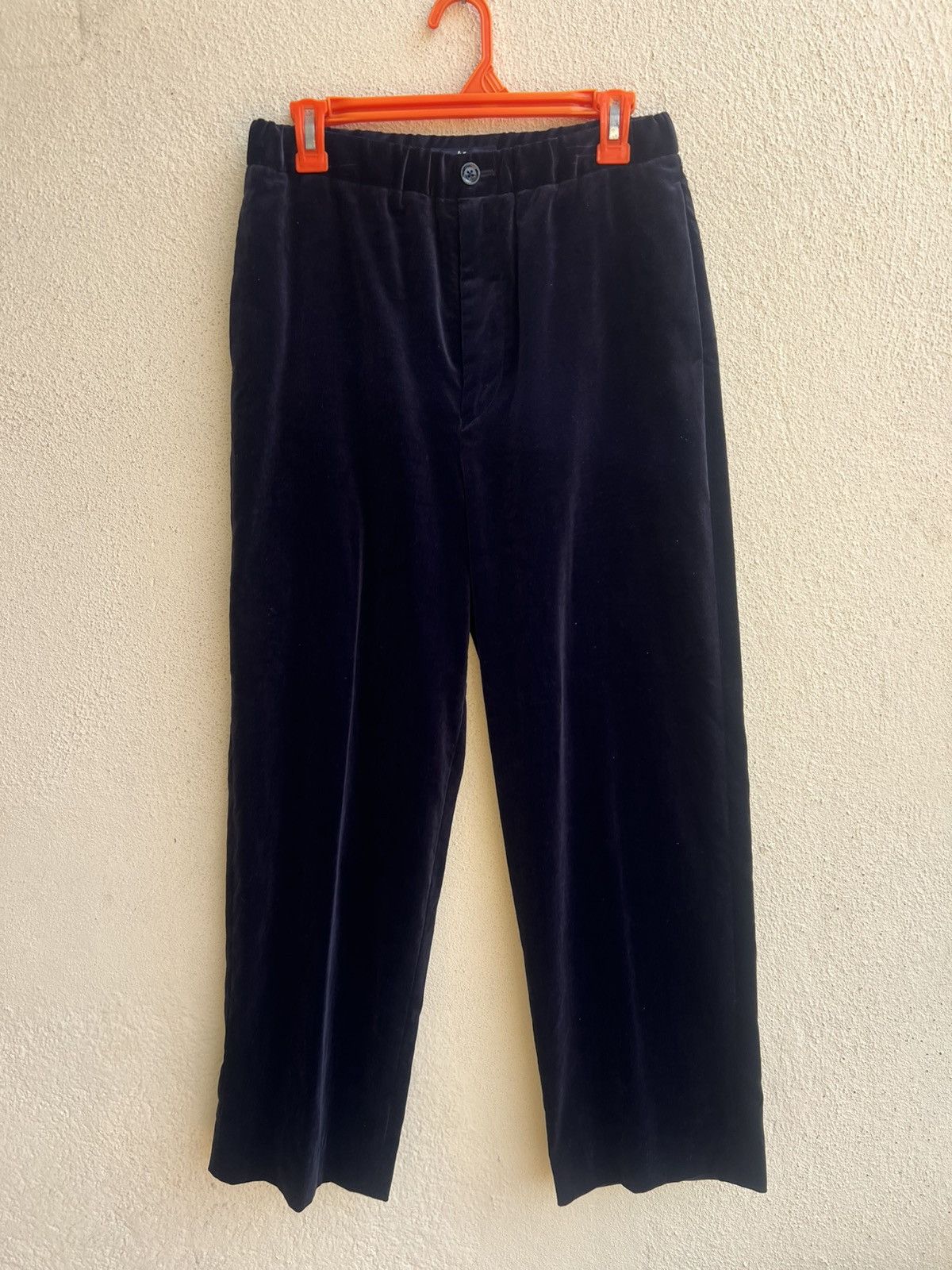 45rpm 45rpm Velvet Navy Blue Stretchable Waist Trouser Pant Size 3 Size US 30 / EU 46 - 22 Thumbnail
