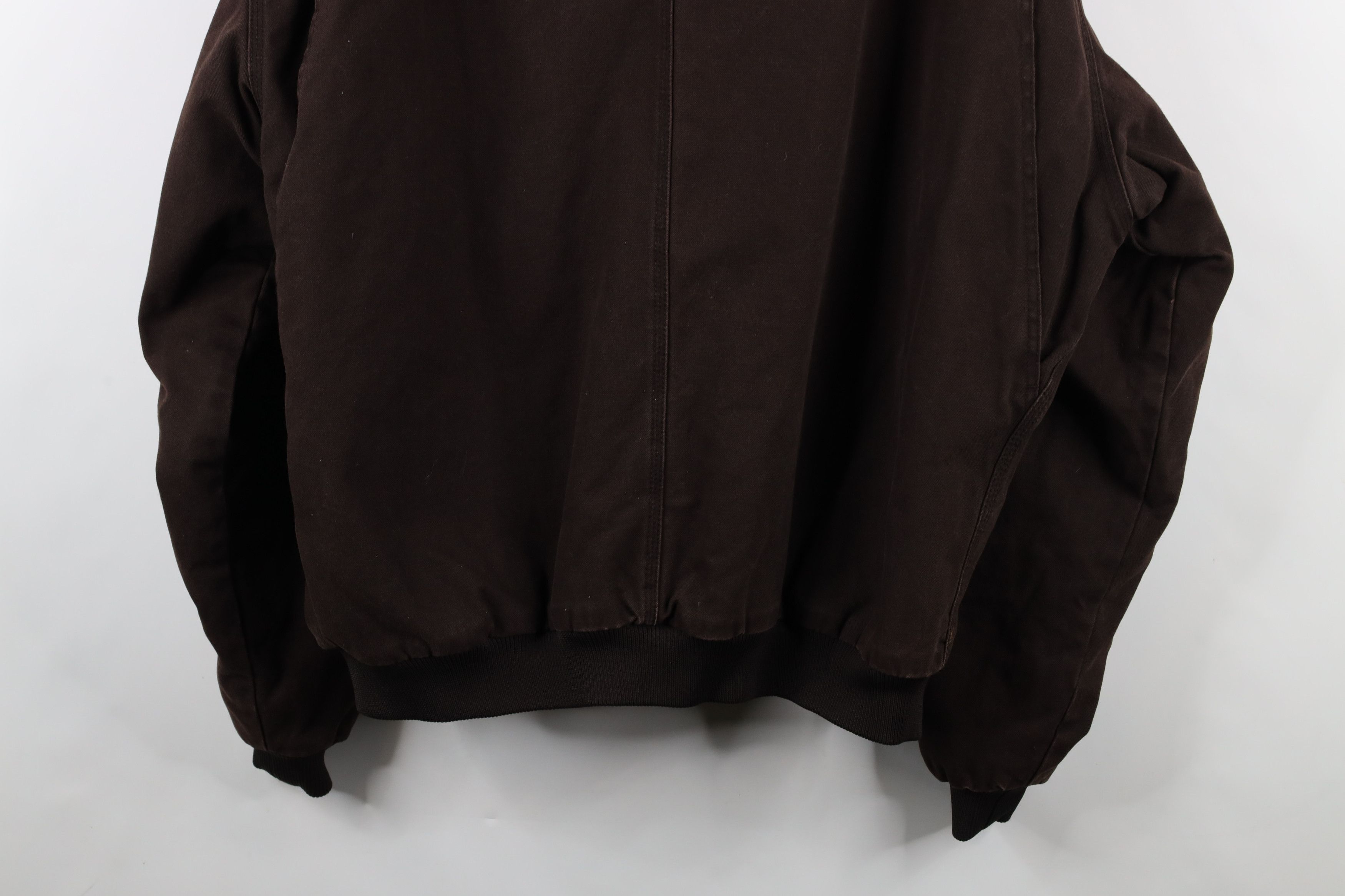 Vintage Vintage Y2K Streetwear Lined Canvas Hooded Work Jacket Brown Size US XL / EU 56 / 4 - 14 Thumbnail