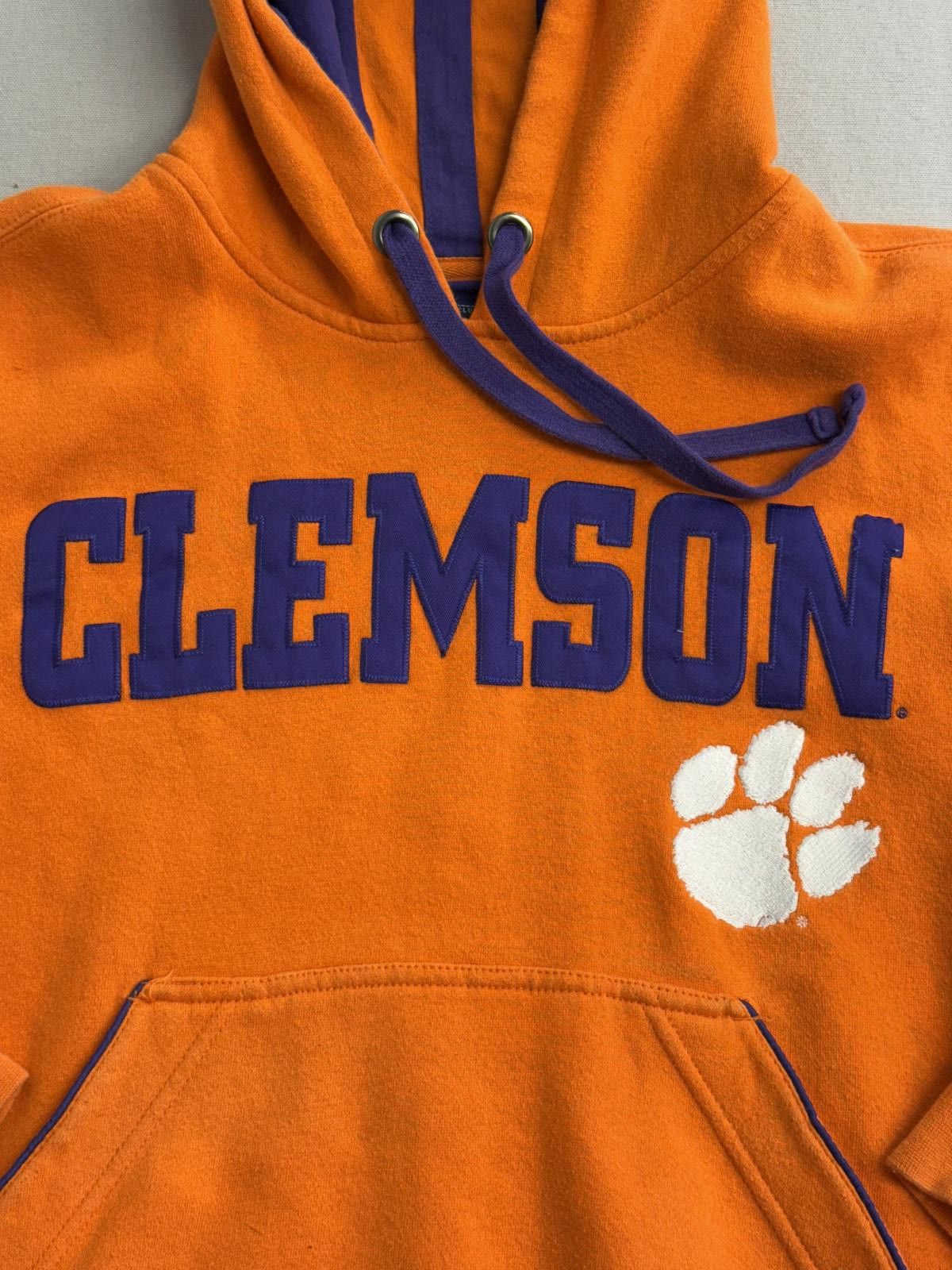 Champion Tigers Clemson University Hoodie Paw Print - Purple Strings Size US S / EU 44-46 / 1 - 4 Thumbnail