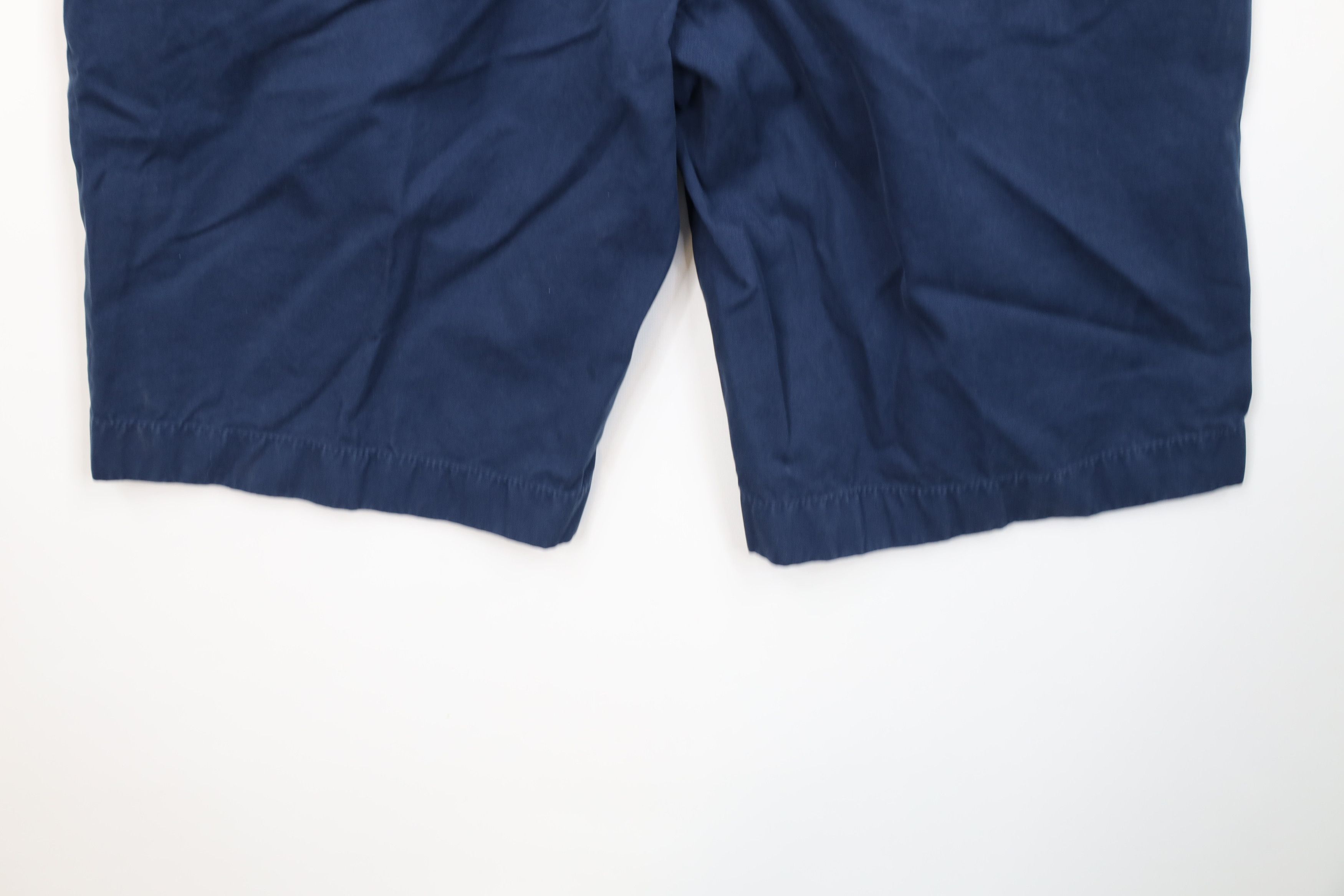 Brooks Brothers Brooks Brothers Spell Out Golf Chino Shorts Navy Blue Cotton Size US 34 / EU 50 - 12 Thumbnail