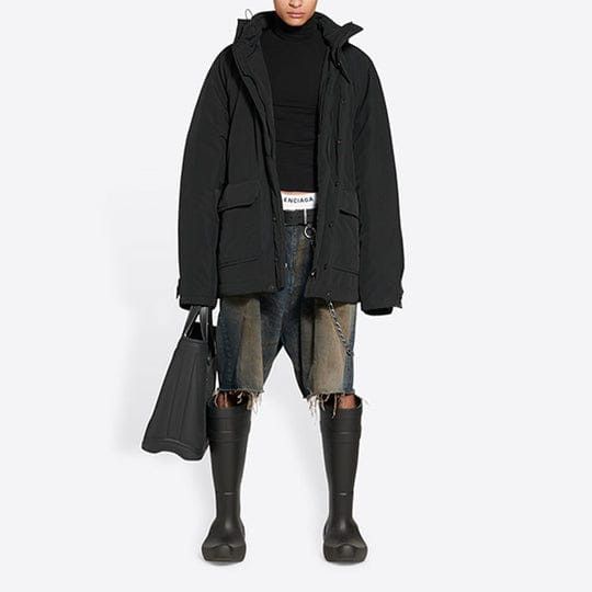 Balenciaga o1bcso1str1124 BB Icon Kick Parka in Black Size US L / EU 52-54 / 3 - 4 Thumbnail