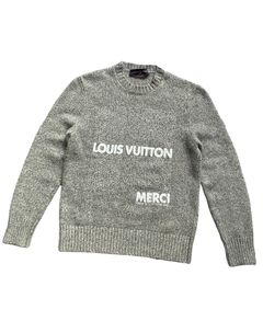Louis Vuitton, Sweaters, Authentic Louis Vuitton Long Sleeve Sweater Xl  Very Good Condition And Clean