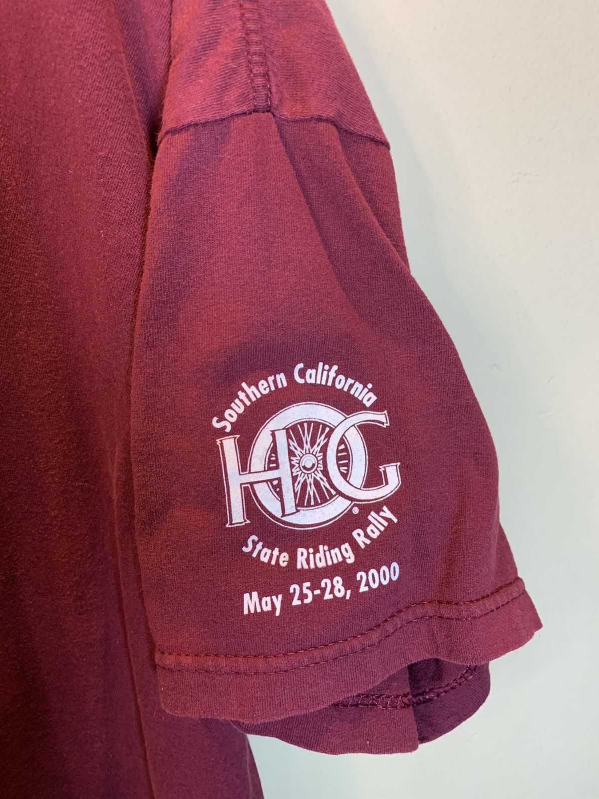 Harley Davidson × Vintage *RARE* Vintage Harley Davidson HOG California Rally T-Shirt Size US XXL / EU 58 / 5 - 4 Thumbnail