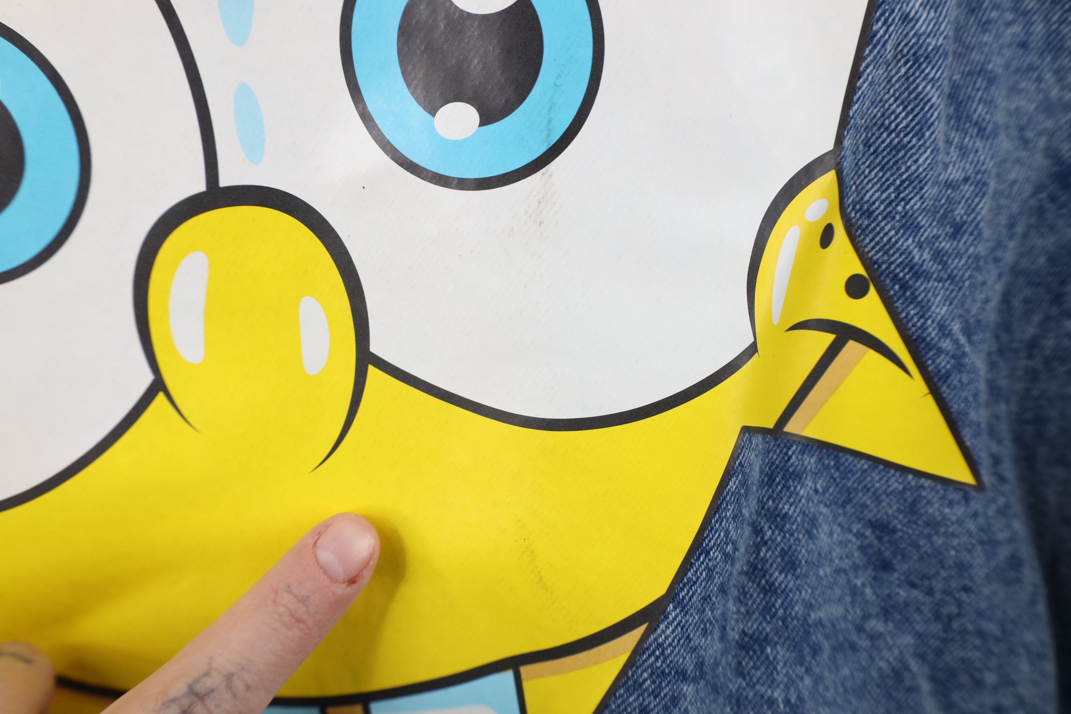 Vintage New Members Only x Nickelodeon Squarepants Denim Jacket Size US M / EU 48-50 / 2 - 12 Thumbnail