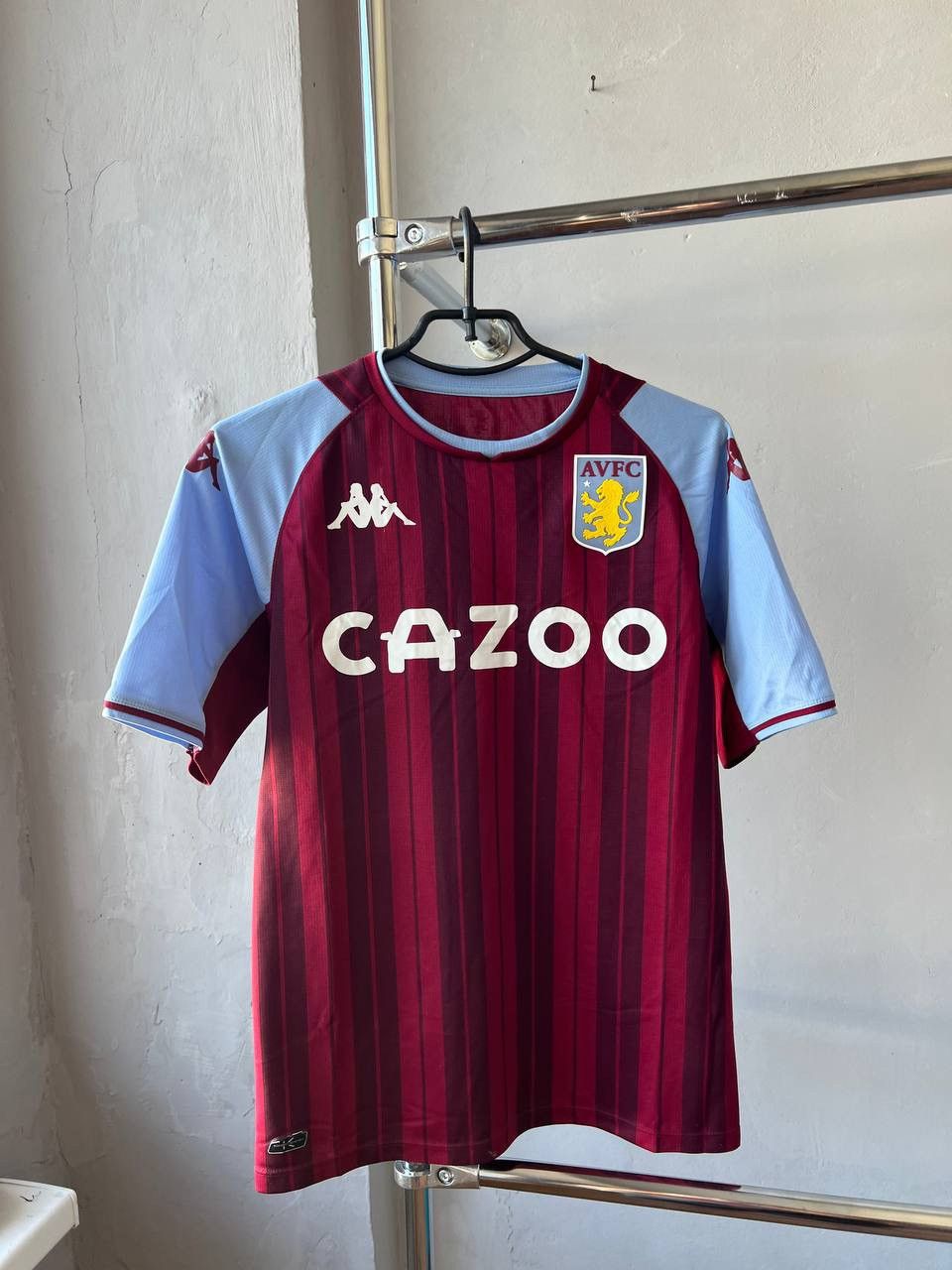 Kappa 2021/22 ASTON VILLA HOME SOCCER JERSEY FOOTBALL SHIRT SZ S Size US S / EU 44-46 / 1 - 2 Thumbnail