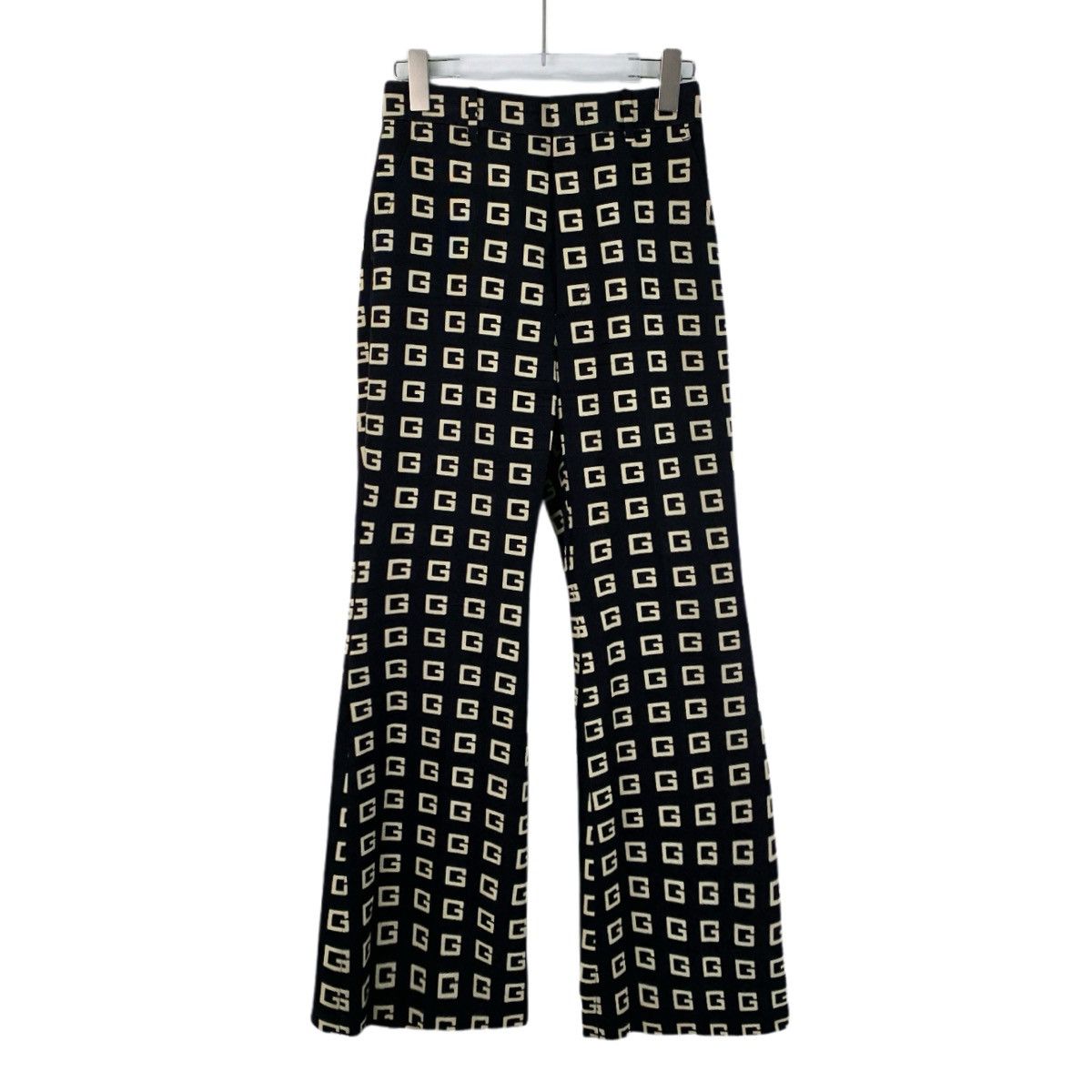 Gucci Gucci All-over Double G Printed Flared Pants K26WX Size 28" / US 6 / IT 42 - 1 Thumbnail