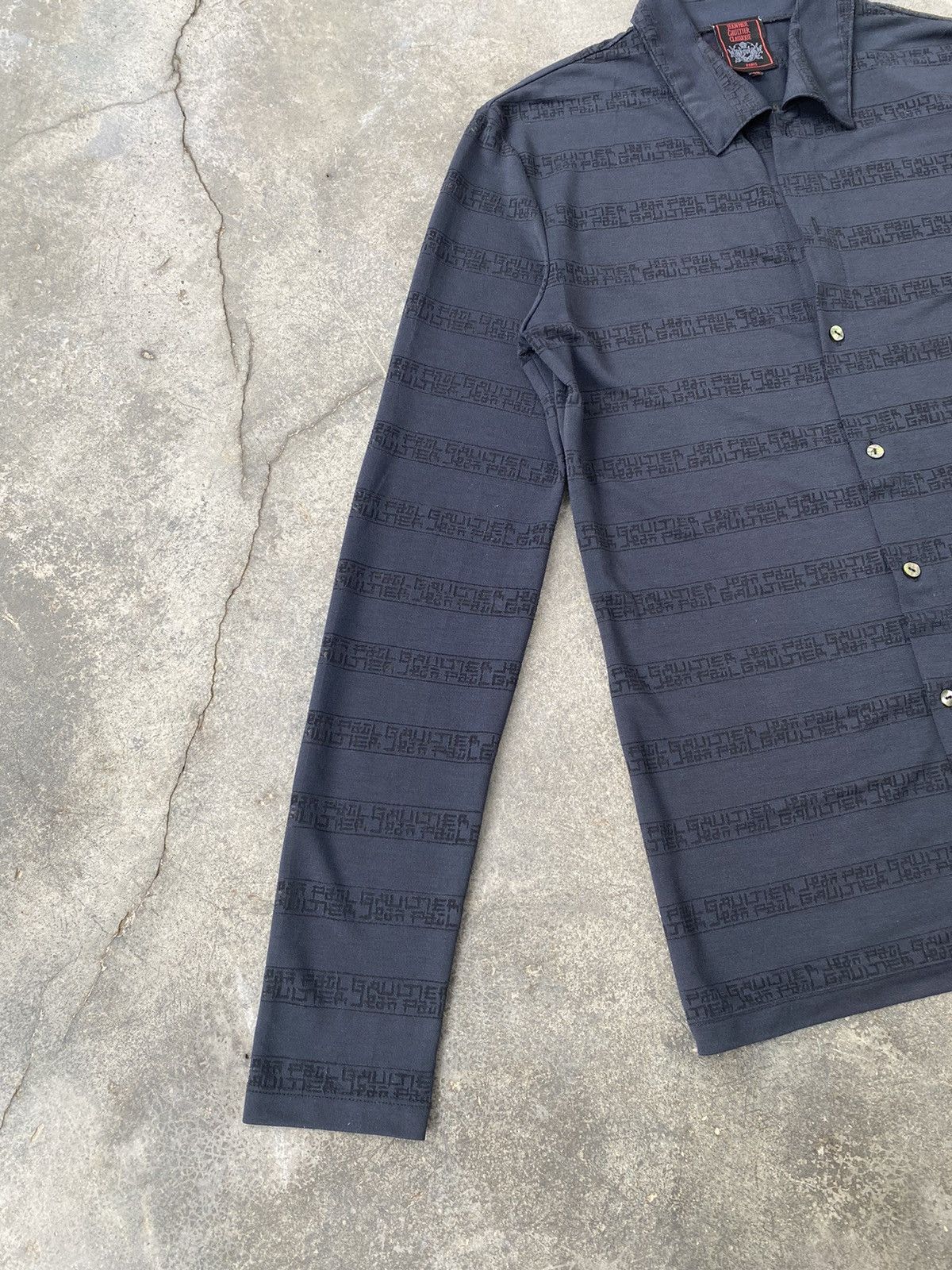 Jean Paul Gaultier Vintage 90s JPG Jean Paul Gaultier Classique Mesh Button Ups Size M / US 6-8 / IT 42-44 - 4 Thumbnail