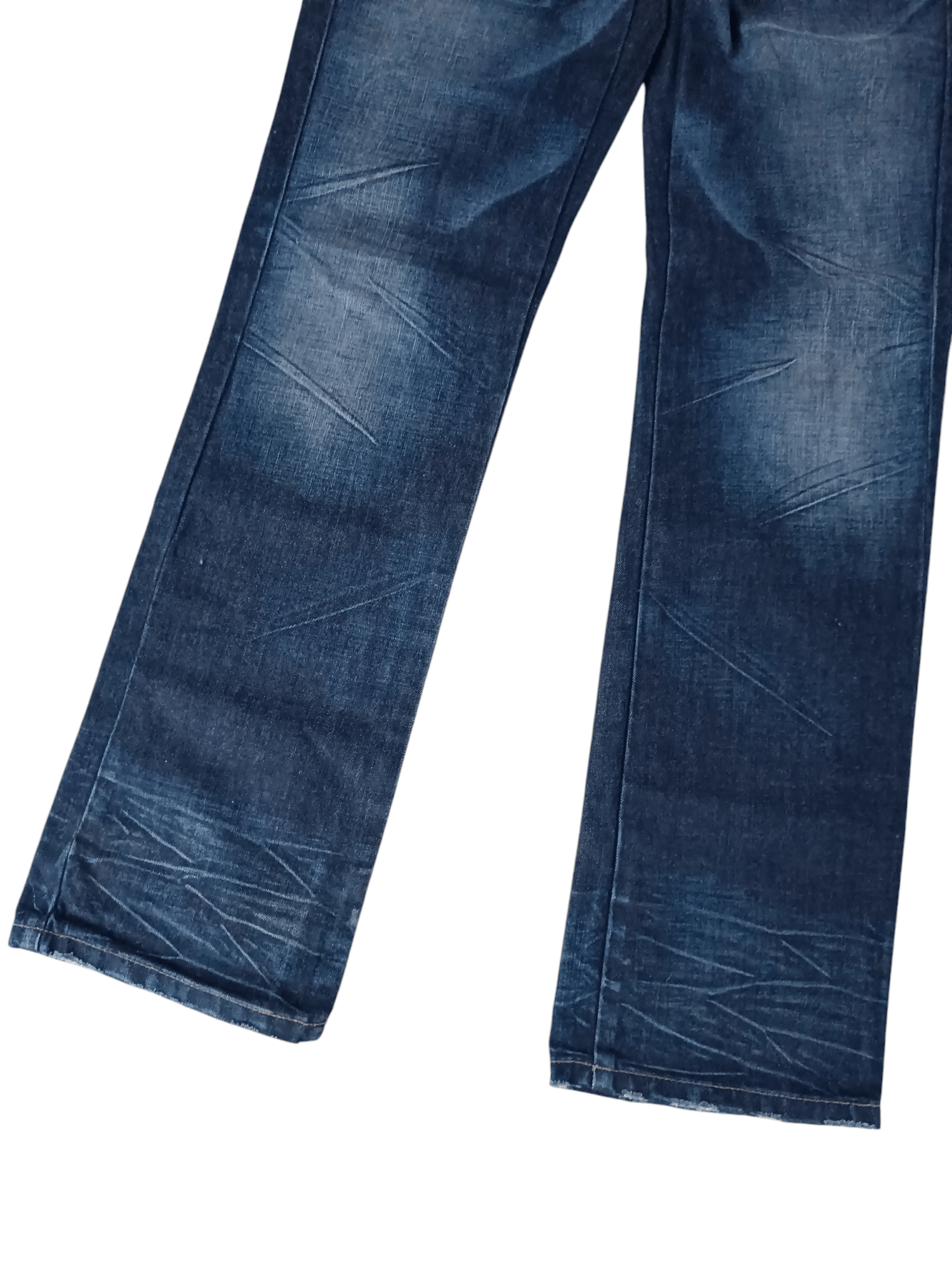 Marithe + Francois Girbaud × Vintage RARE 🔥 Marithe Francois Girbaud Whiskers Faded Denim Size US 32 / EU 48 - 7 Thumbnail