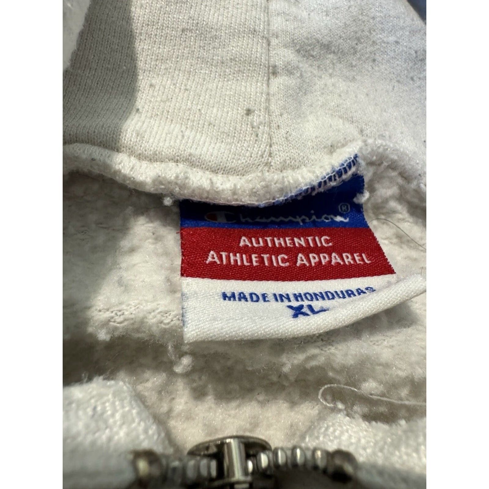 Champion VINTAGE Champion Hoodie Sweatshirt Full Zip White XL Bar Harbor Maine Men Size US XL / EU 56 / 4 - 7 Thumbnail