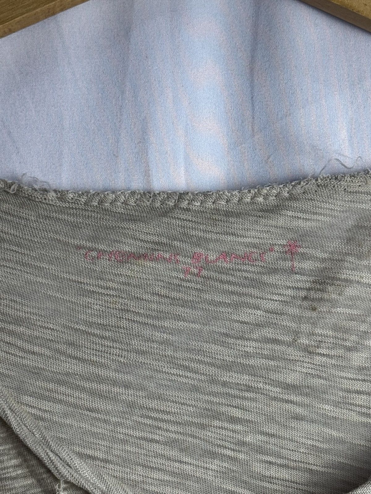 If Six Was Nine × Japanese Brand × Le Grande Bleu (L.G.B.) Japanese Brand Distressed Trashed Long Sleeve Size US L / EU 52-54 / 3 - 5 Thumbnail