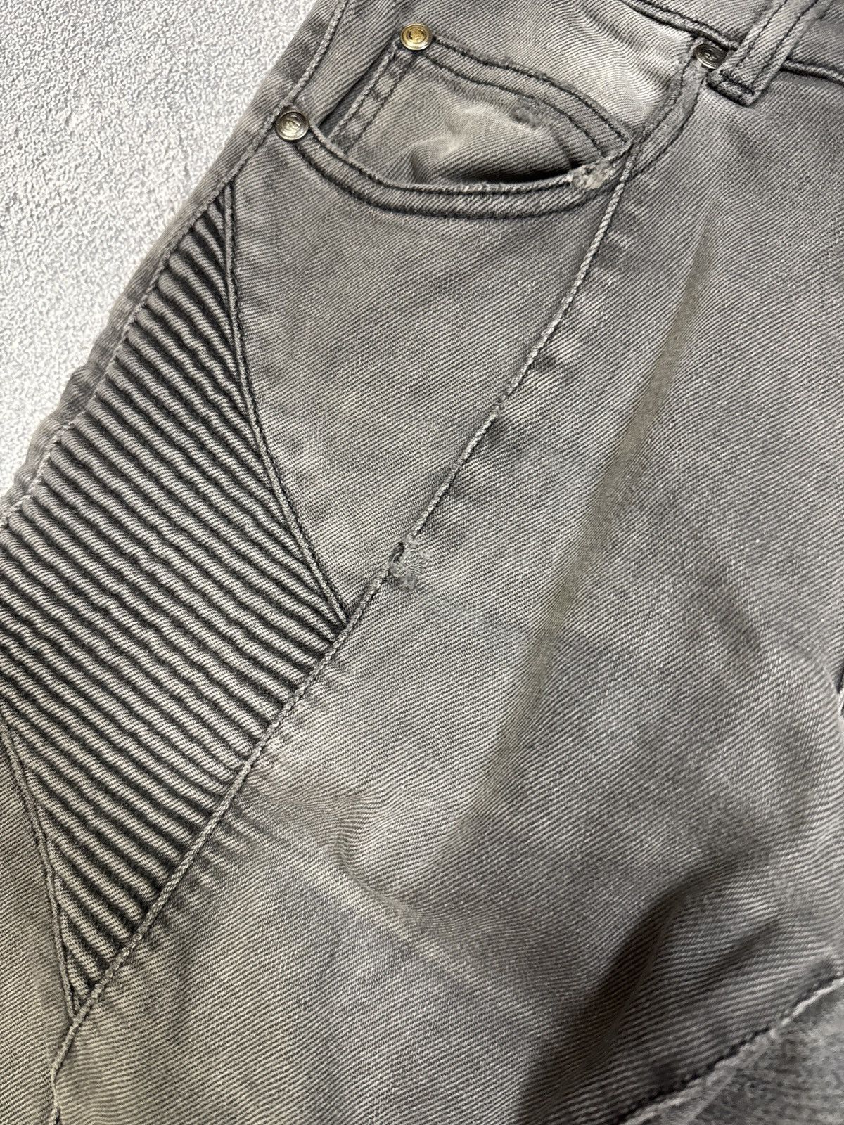 Balmain Archive Pierre Balmain Biker Pants Vintage Luxury Designer Size US 30 / EU 46 - 8 Thumbnail