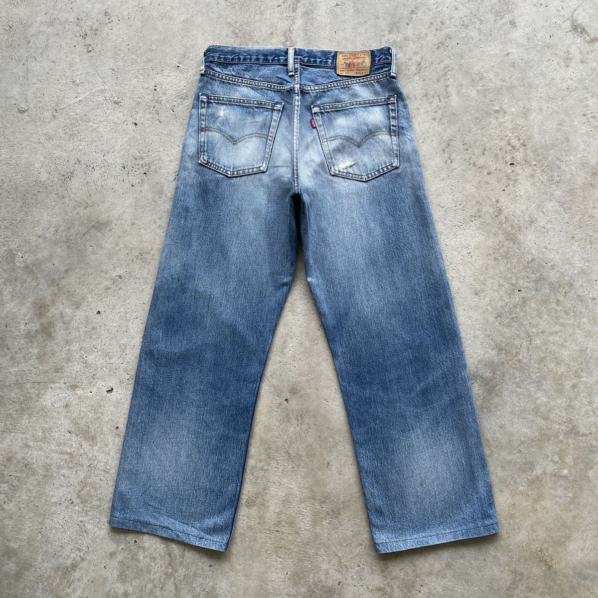 Levi's Vintage Clothing Lot 503 Levi’s Vintage Faded Jeans Denim Distressed Pants Size US 31 - 14 Thumbnail