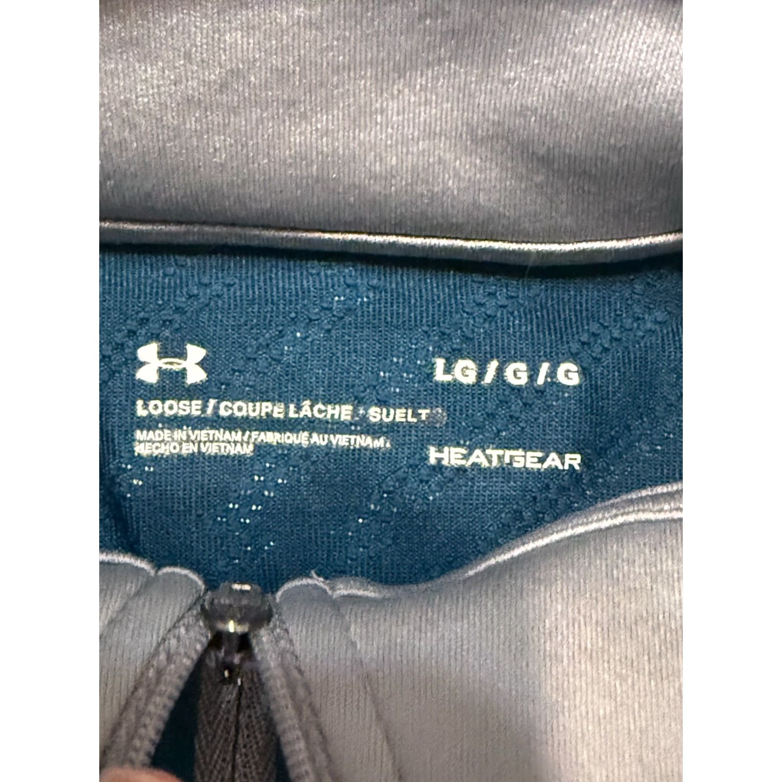 Under Armour Under Armour Shirt Men's Large Blue Long Sleeve Quarter Zip Heatgear T-Shirt Size US L / EU 52-54 / 3 - 5 Thumbnail