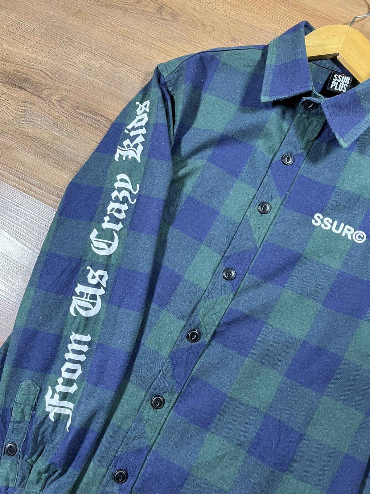 SSUR Japanese brand x Ssurplus flannel shirt Size US M / EU 48-50 / 2 - 3 Thumbnail
