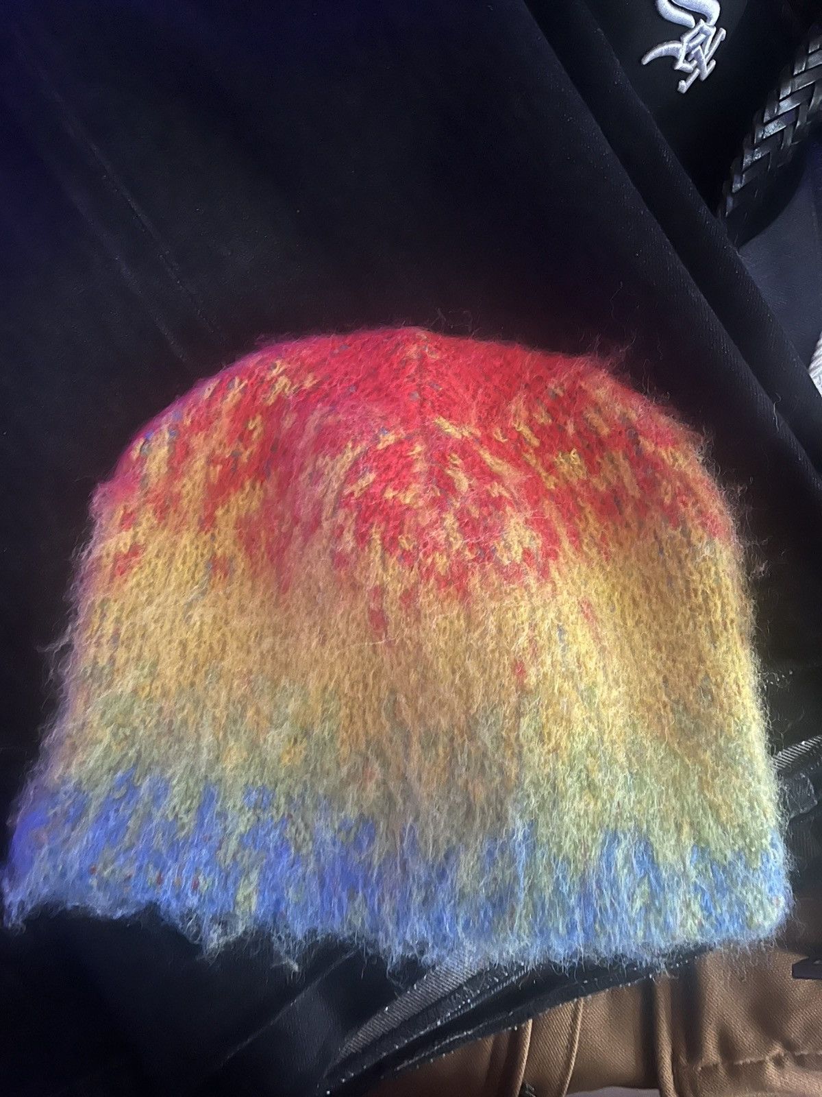 HMDD HMDD Rainbow Mohair Beanie Size ONE SIZE - 2 Thumbnail