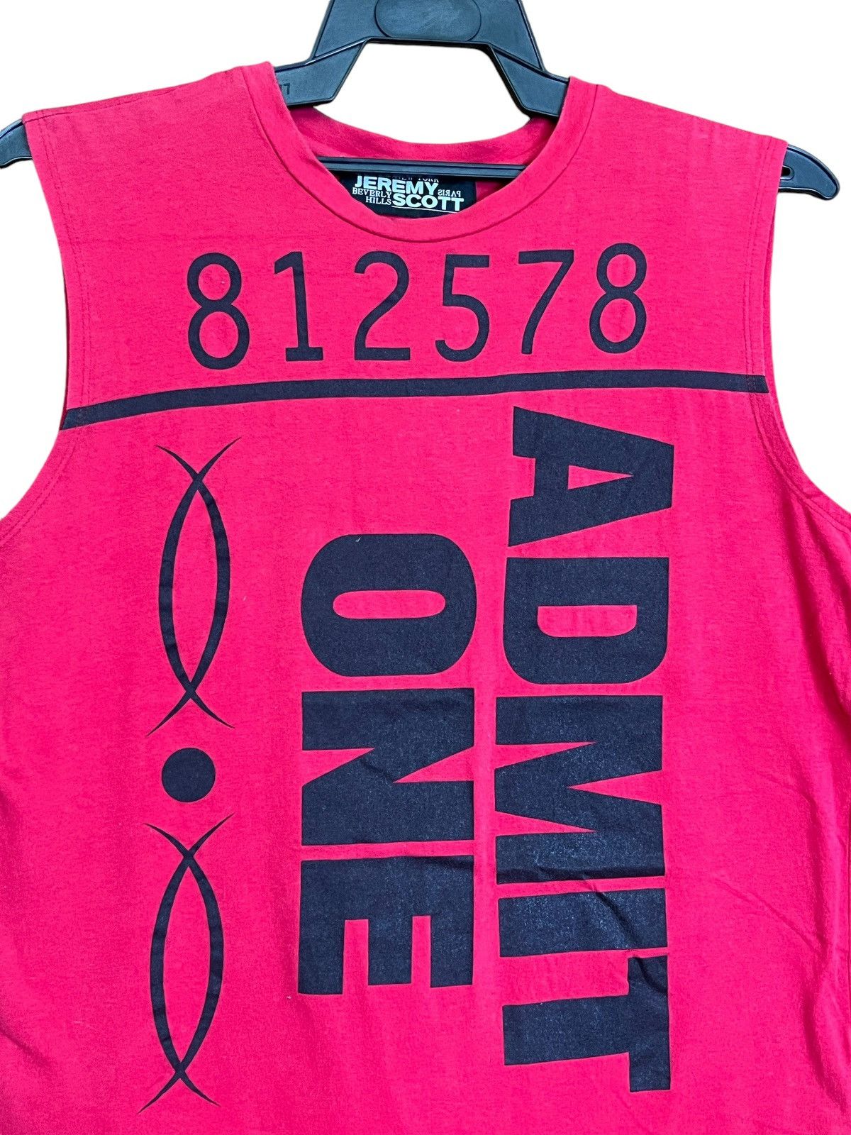 Jeremy Scott SICK💥JEREMY SCOTT BEVERLY HILLS SLEEVELESS T SHIRT Size US L / EU 52-54 / 3 - 4 Thumbnail
