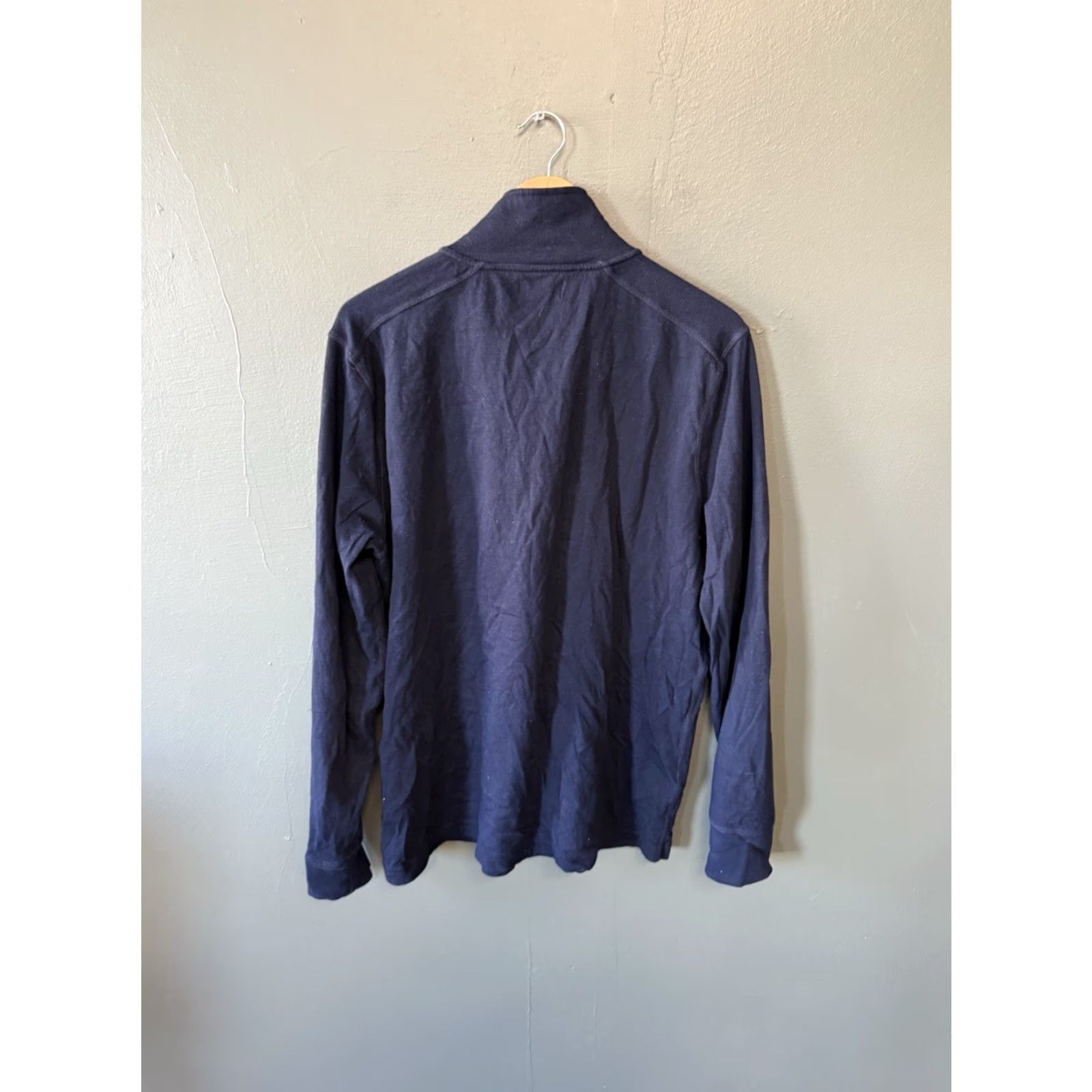 J.Crew J. Crew Mens Blue Sweatshirt Mock Neck 1/4 Zip XL Size US XL / EU 56 / 4 - 2 Thumbnail