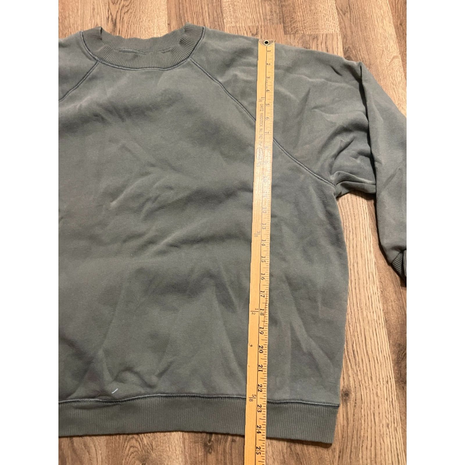American Eagle Outfitters American Eagle Outfitters Sweater Shirt Women's Medium Green Pullover Jegging Fit Crew Neck Long Sleeve Casual Fall Spring Summer Regular Size M / US 6-8 / IT 42-44 - 6 Thumbnail