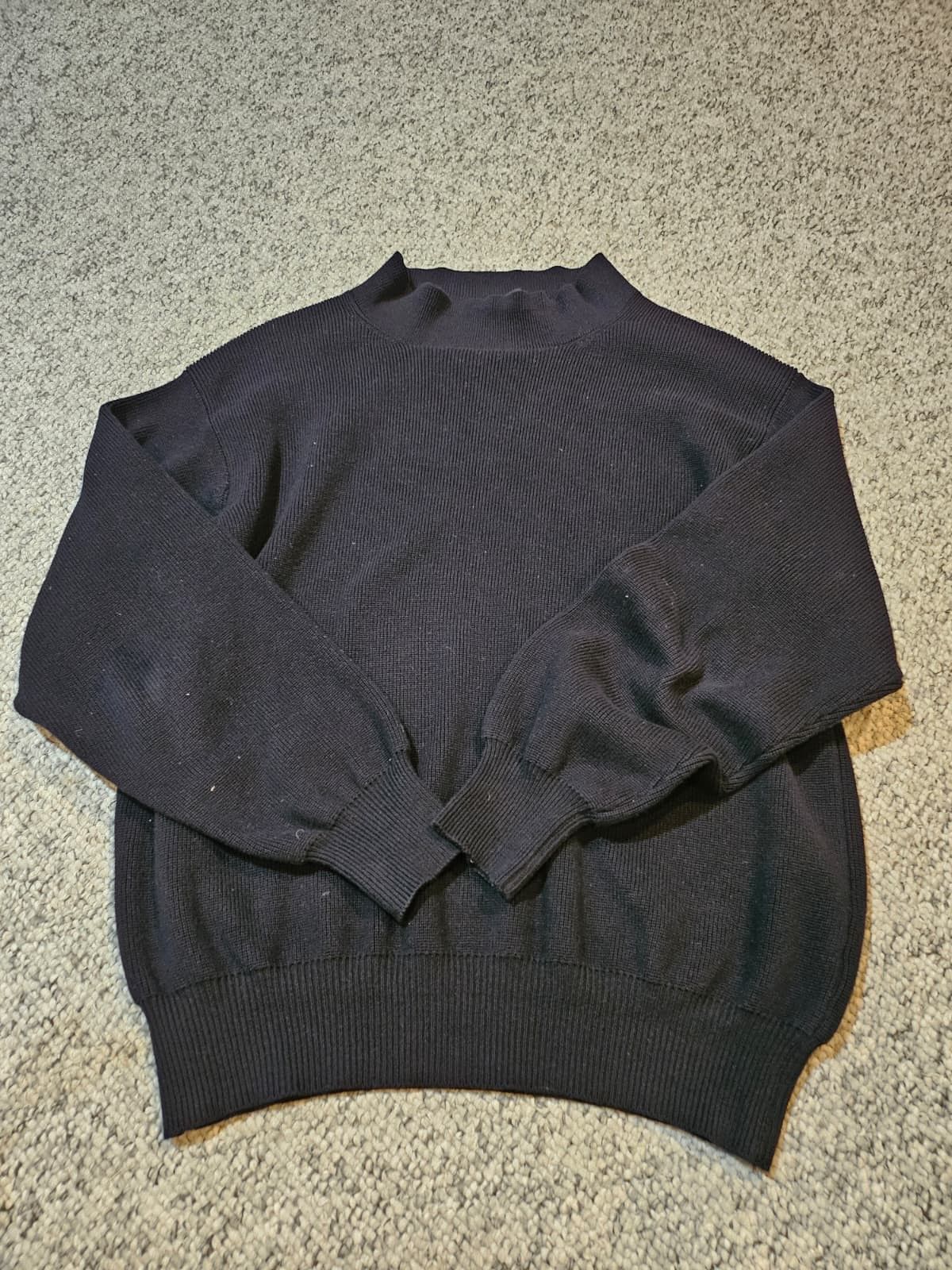 Comme des Garcons Homme Plus Archive Mock Neck Sweater (1990) Size US M / EU 48-50 / 2 - 1 Thumbnail