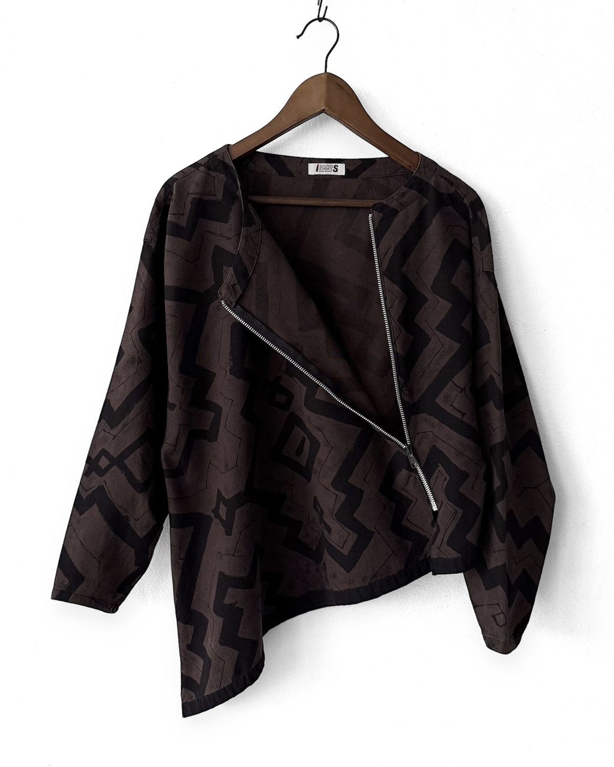 Issey Miyake IS ISSEY MIYAKE ASYMMETRIC ZIP JACKET SHIRT Size US M / EU 48-50 / 2 - 4 Thumbnail