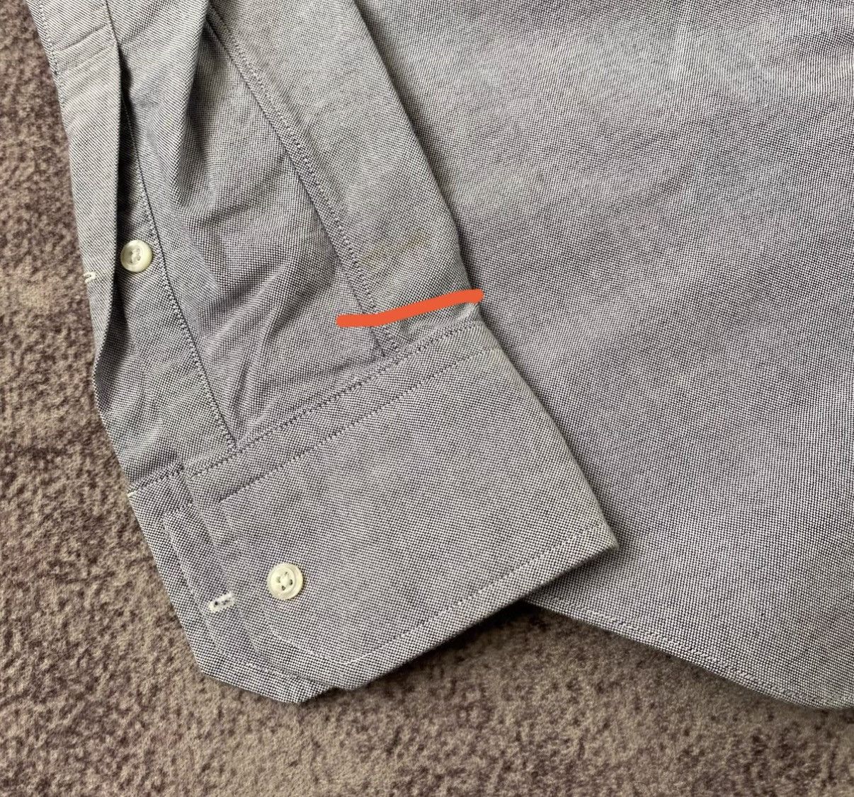 Thom Browne Thom Browne Multicolor Stripe Placket Oxford Shirt Size US M / EU 48-50 / 2 - 6 Thumbnail