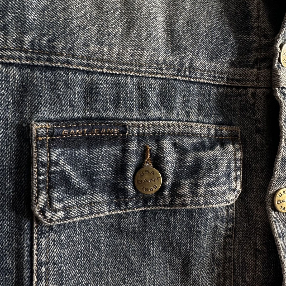 Gant Made in Italy Gant Jeans USA Vintage Denim Jacket Rare Size US S / EU 44-46 / 1 - 8 Thumbnail