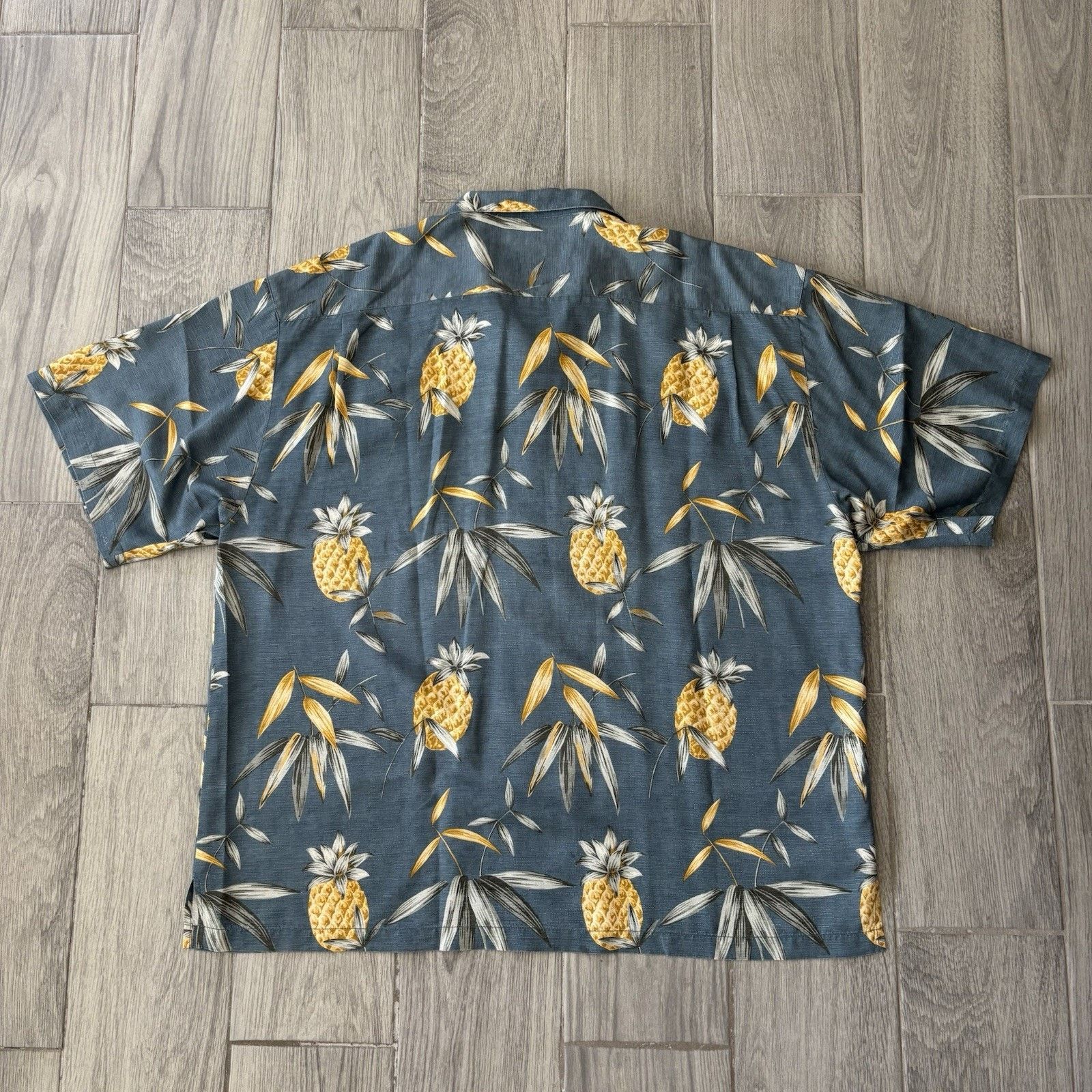 Tommy Bahama Tommy Bahama Hawaiian Silk Shirt Pineapple Floral Mens XXL Size US XXL / EU 58 / 5 - 4 Thumbnail
