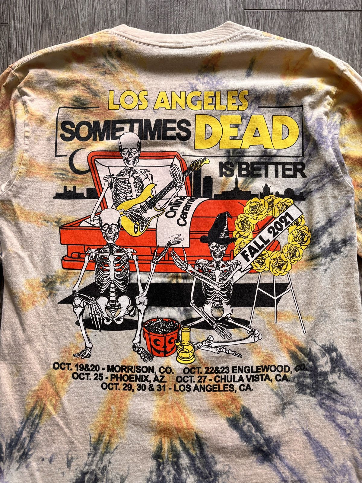 Grateful Dead × Online Ceramics Online Ceramics Dead & Co. Hollyween Company Magic Tie Dye Size US M / EU 48-50 / 2 - 4 Thumbnail