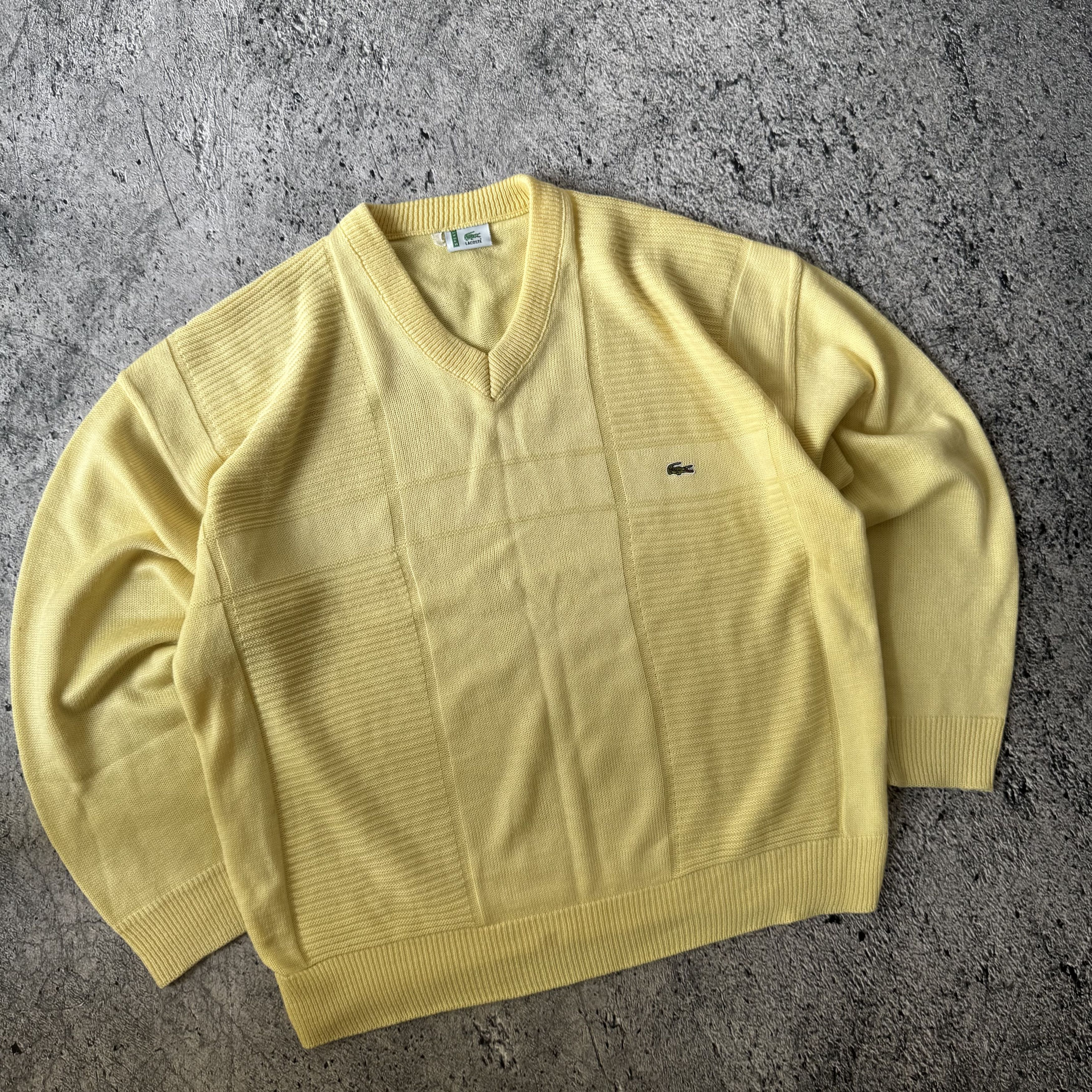 Lacoste Vintage Lacoste Sweater Knitt Baggy 90s Paris France Size US L / EU 52-54 / 3 - 3 Thumbnail