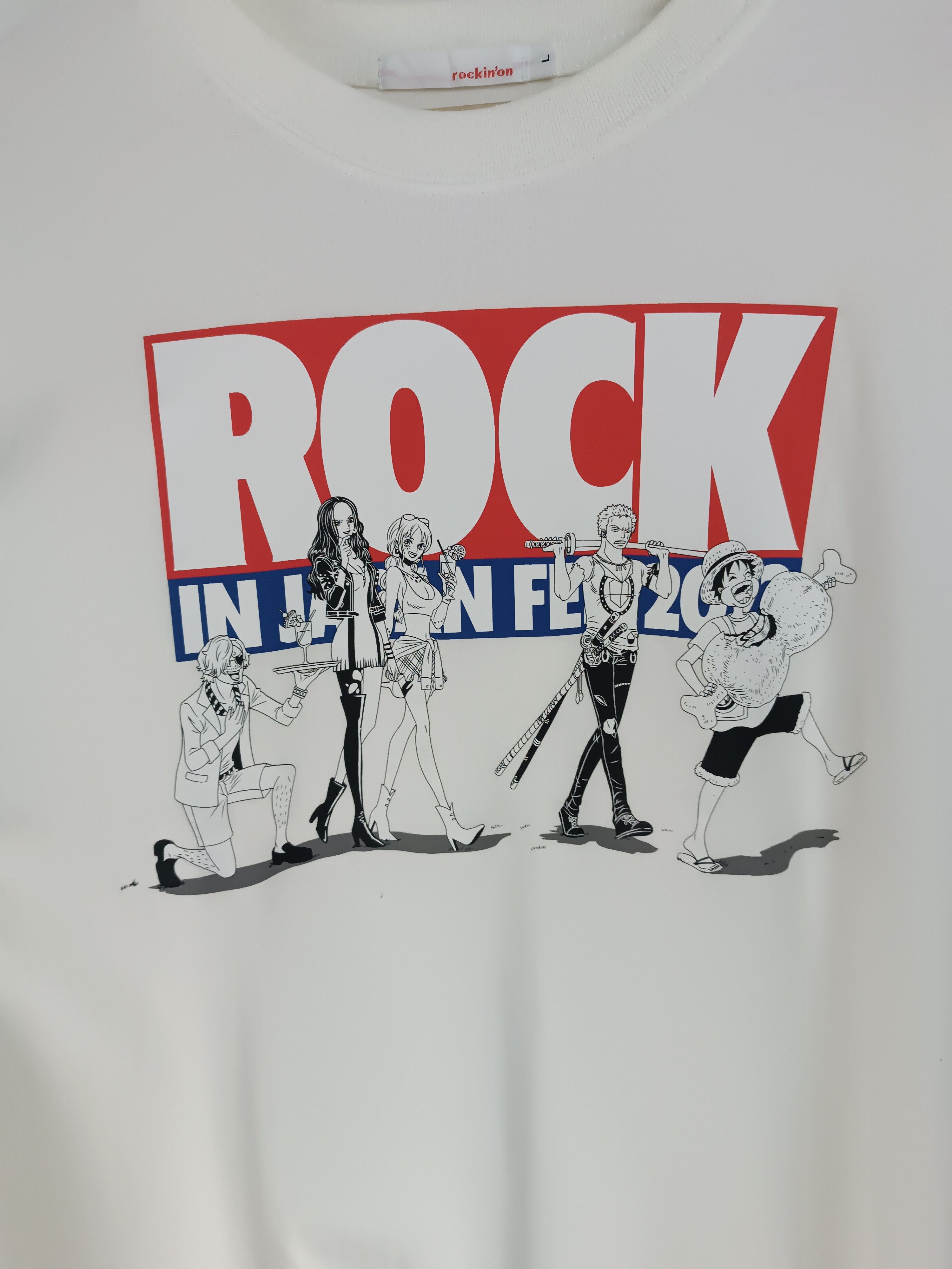 Anime ONE PIECE X ROCK IN JAPAN 2022 TEE ANDROP 9MM ALEXANDROS Size US L / EU 52-54 / 3 - 8 Thumbnail
