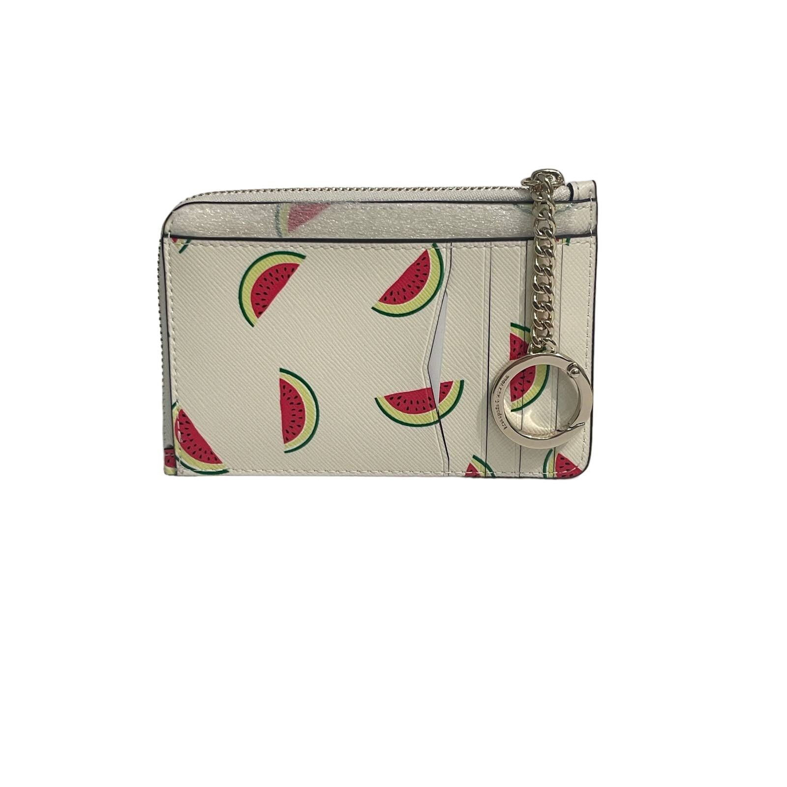 Kate Spade Kate Spade Staci Watermelon Party L-zip Card Holder key ring Size ONE SIZE - 5 Thumbnail