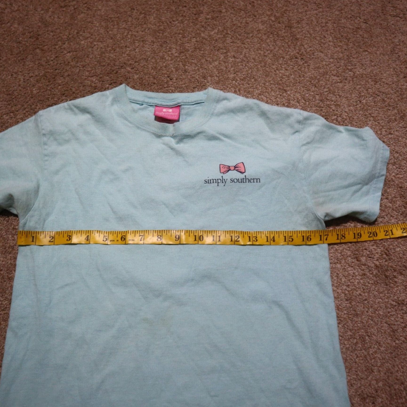 Vintage Simply Southern Shirt Adult Women S Blue Logo Pockets Modern Basic Size S / US 4 / IT 40 - 5 Thumbnail