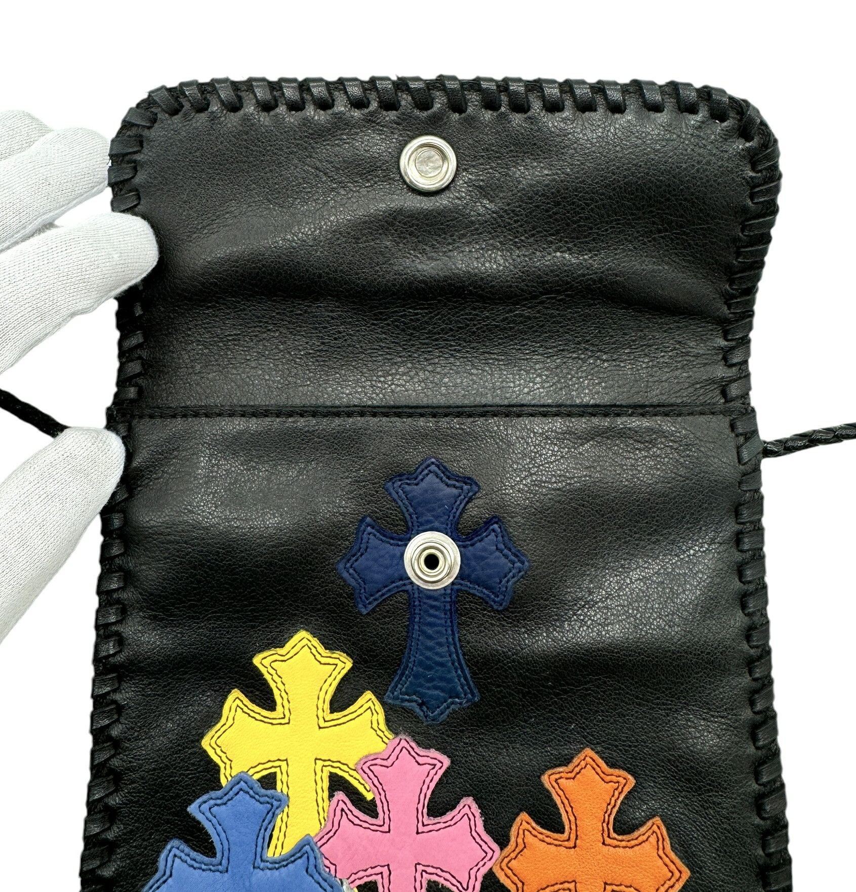 Chrome Hearts Chrome Hearts Cemetery Cross Patch Hippie Flat Bag | Grailed