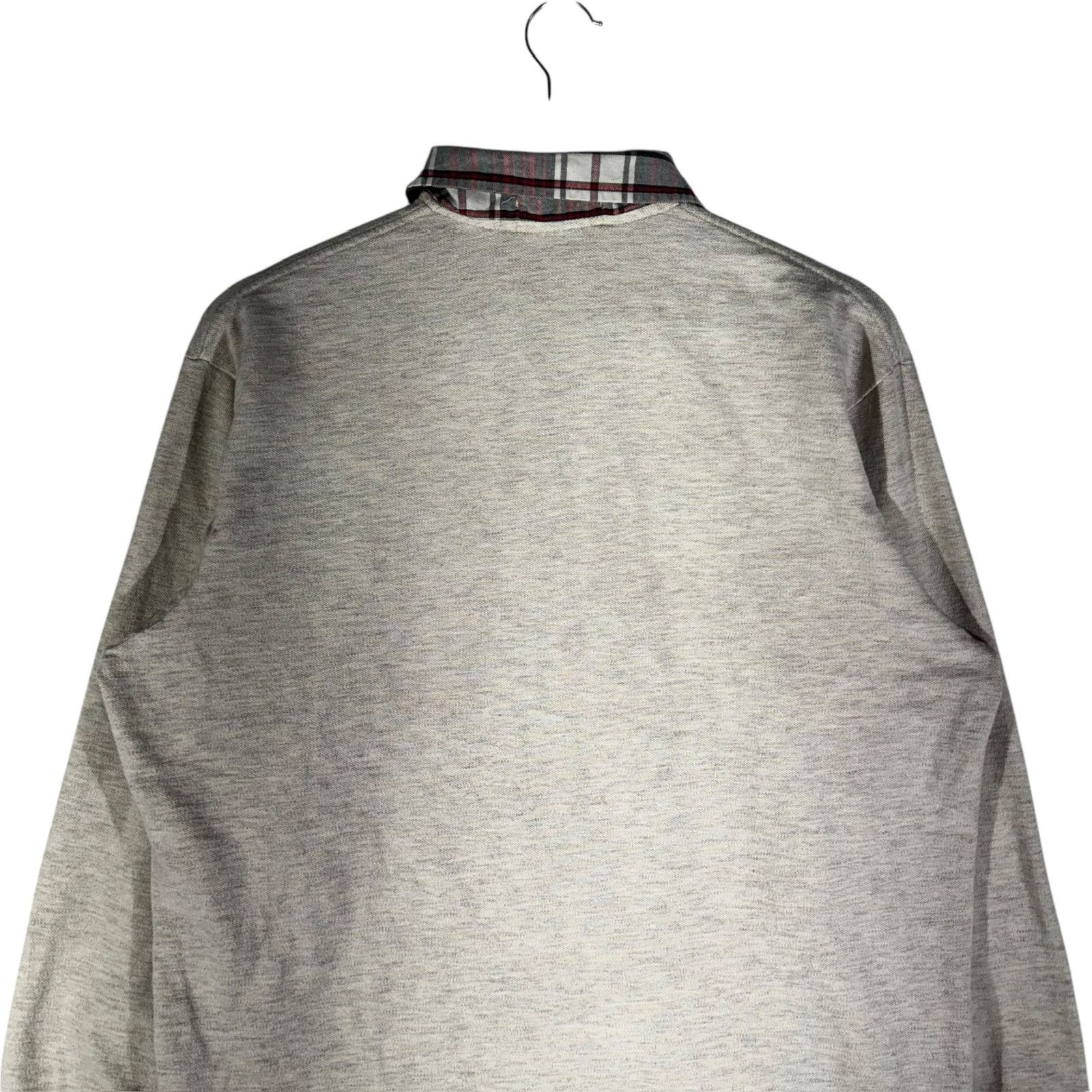Polo Ralph Lauren Vintage Polo Ralph Lauren Plaid Collar Long Sleeve Polo Size US L / EU 52-54 / 3 - 6 Thumbnail