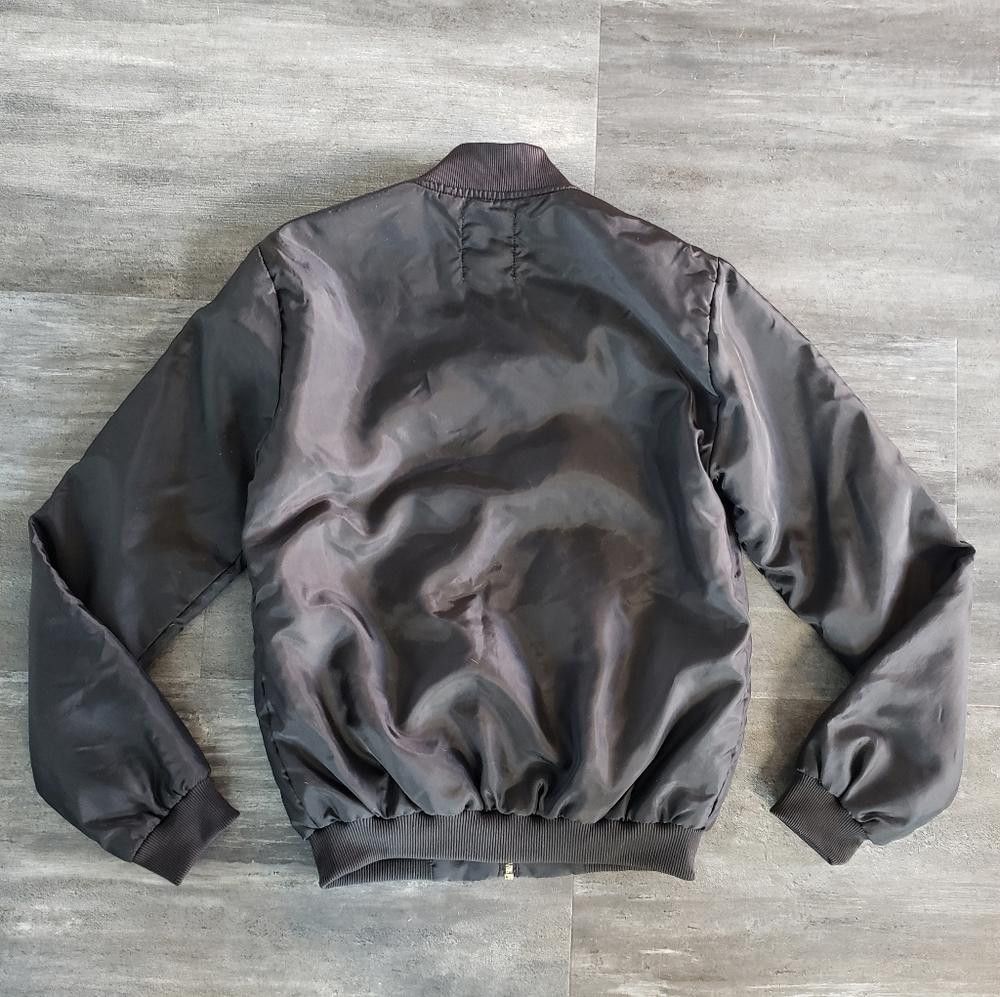 Guess Black Lightweight Puffer Guess Bomber Zip Up Size XS / US 0-2 / IT 36-38 - 2 Thumbnail