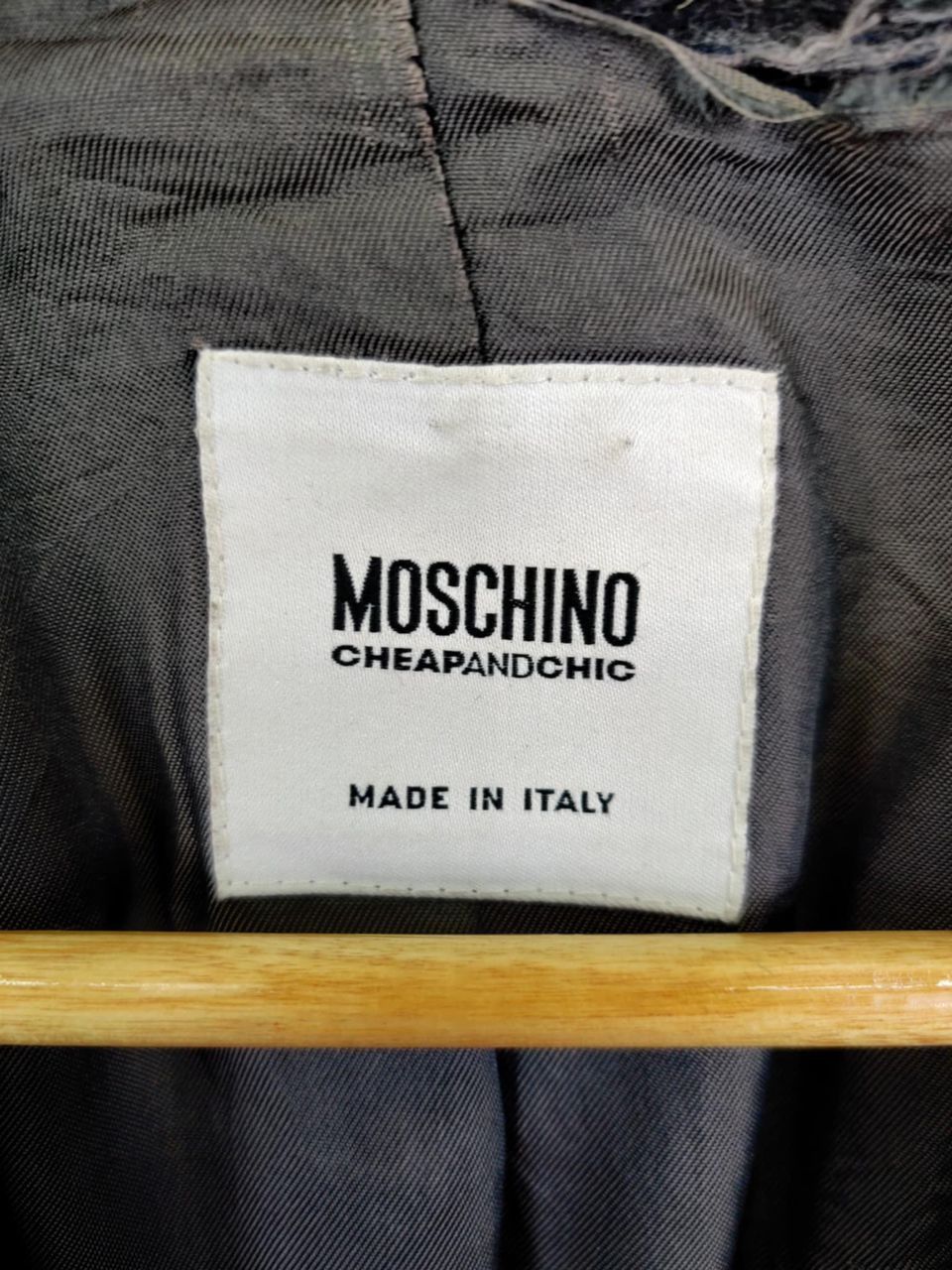 Moschino Moschino Cheapandic Wool Stitch Single Breasted Blazer Size US S / EU 44-46 / 1 - 12 Thumbnail