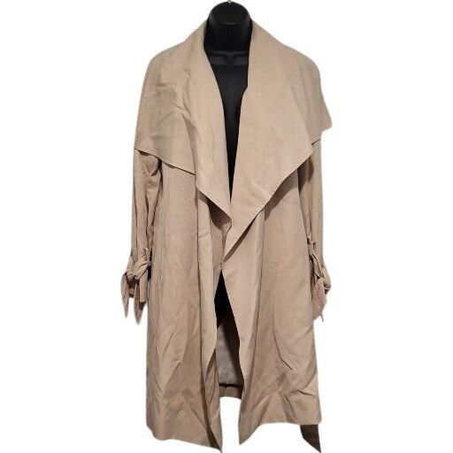Club Monaco Club Monaco Shawl Collar Trench Coat Women Sz S Tan Designer Size S / US 4 / IT 40 - 5 Thumbnail
